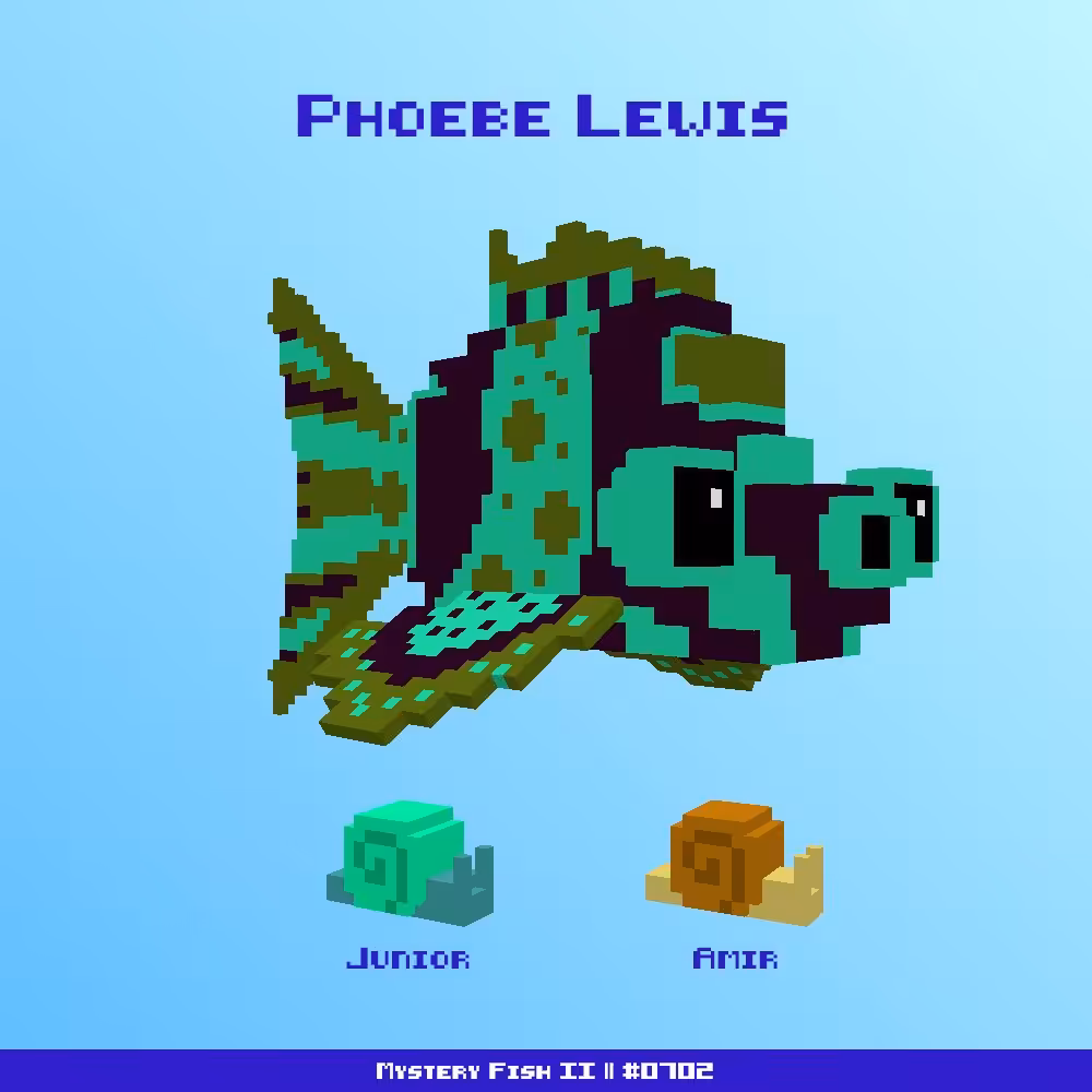 Phoebe Lewis :: Mystery Fish 0702/1000 