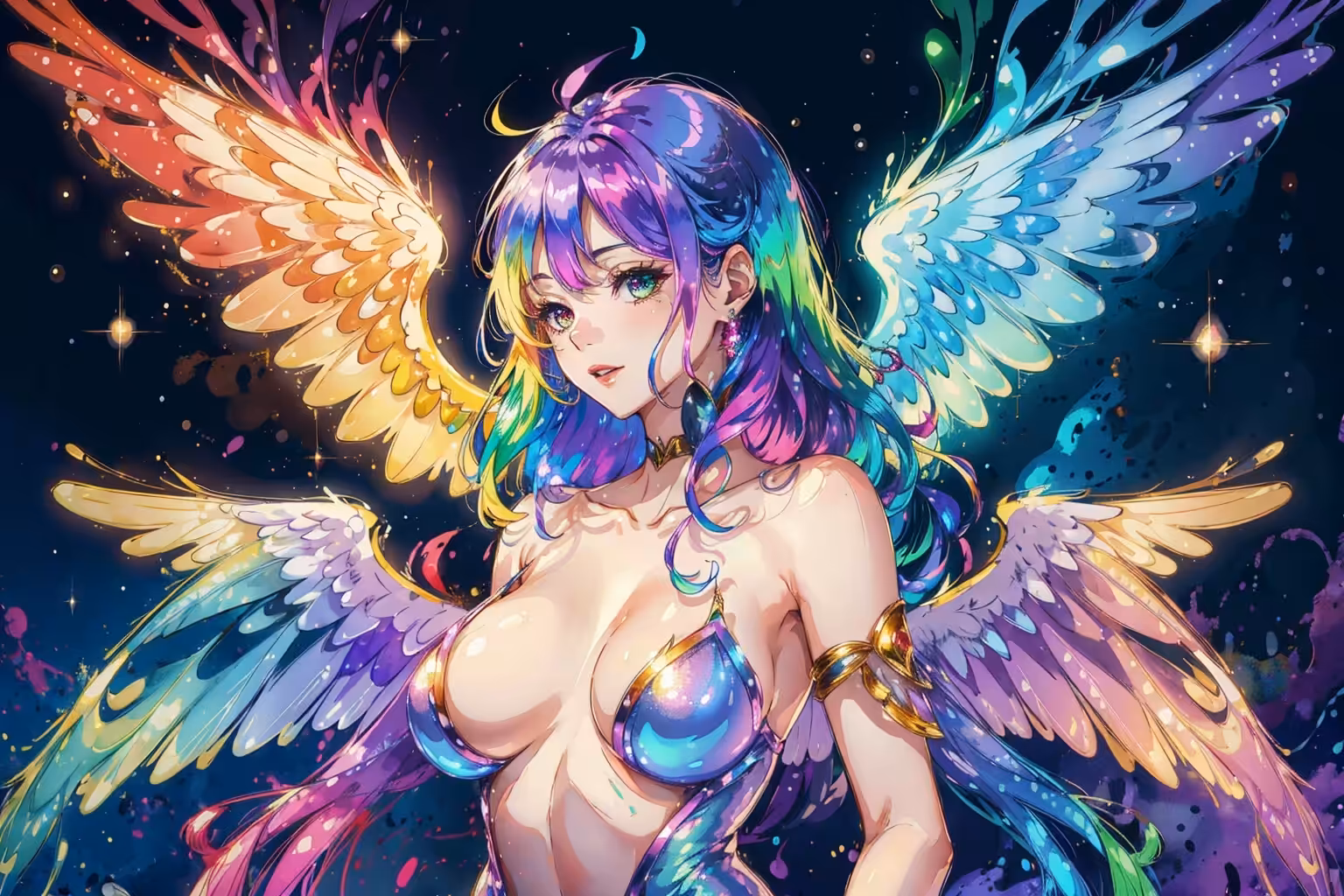 Divine Rainbow Angel