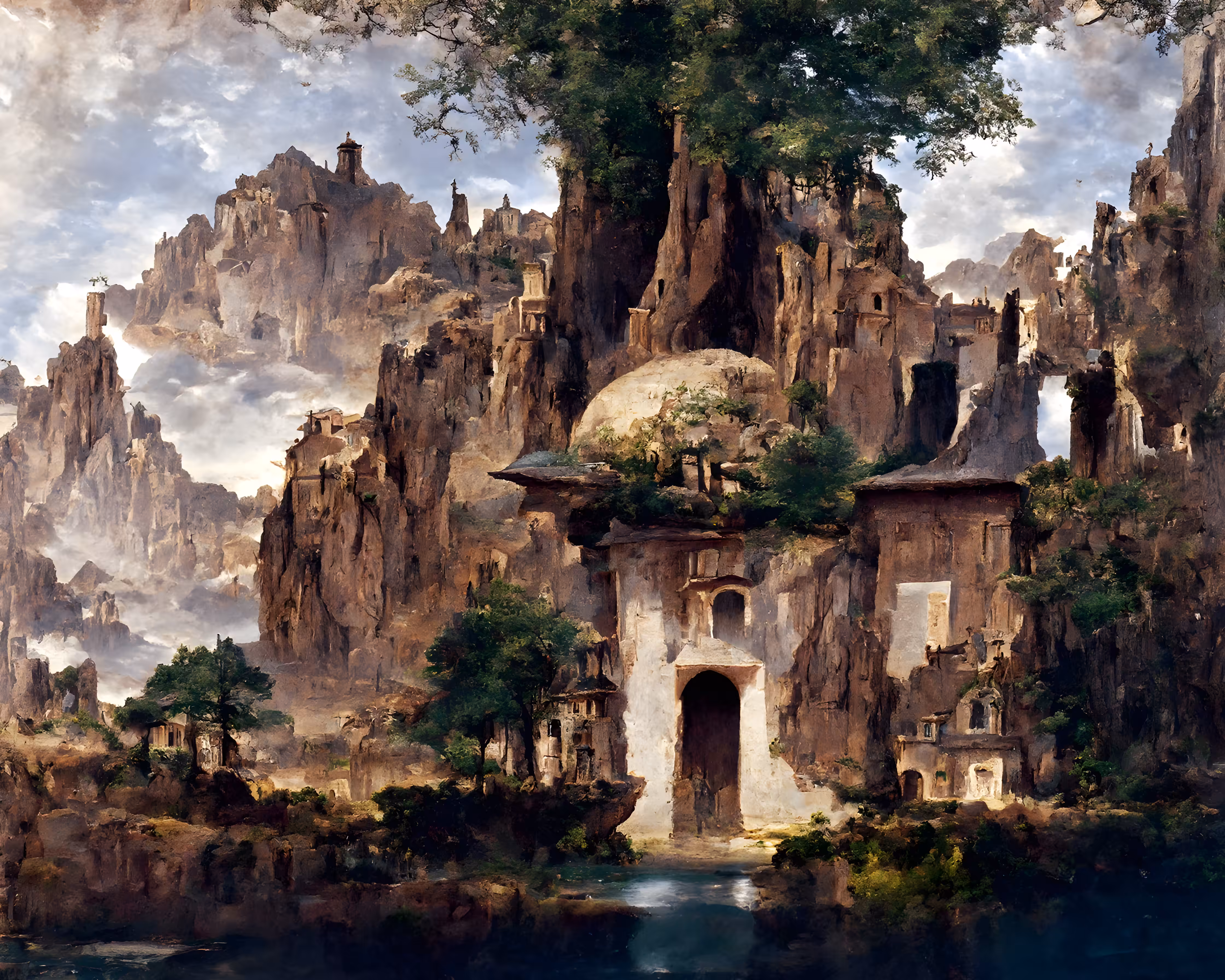 The village in the mountains