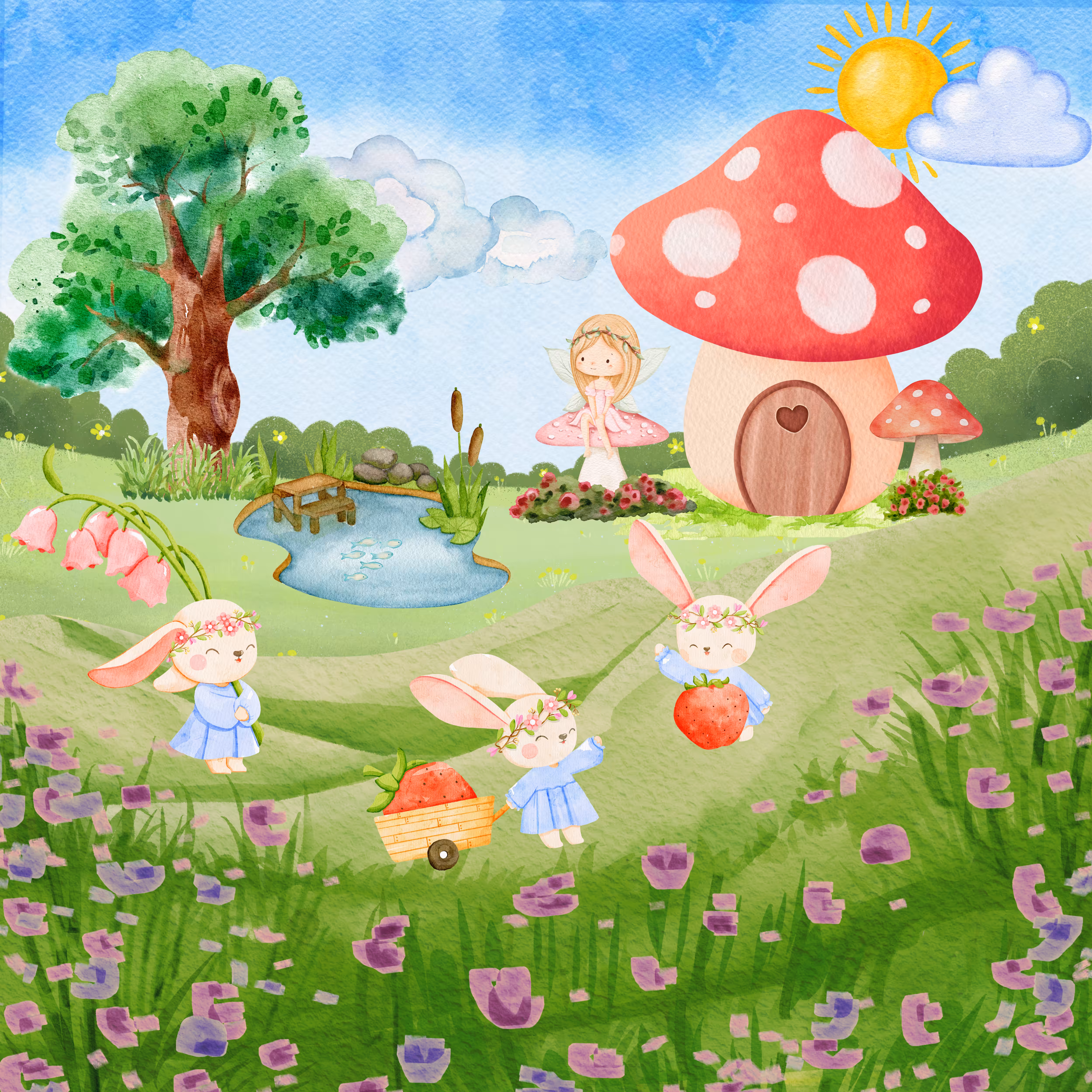 Enchanted Strawberry Harvest