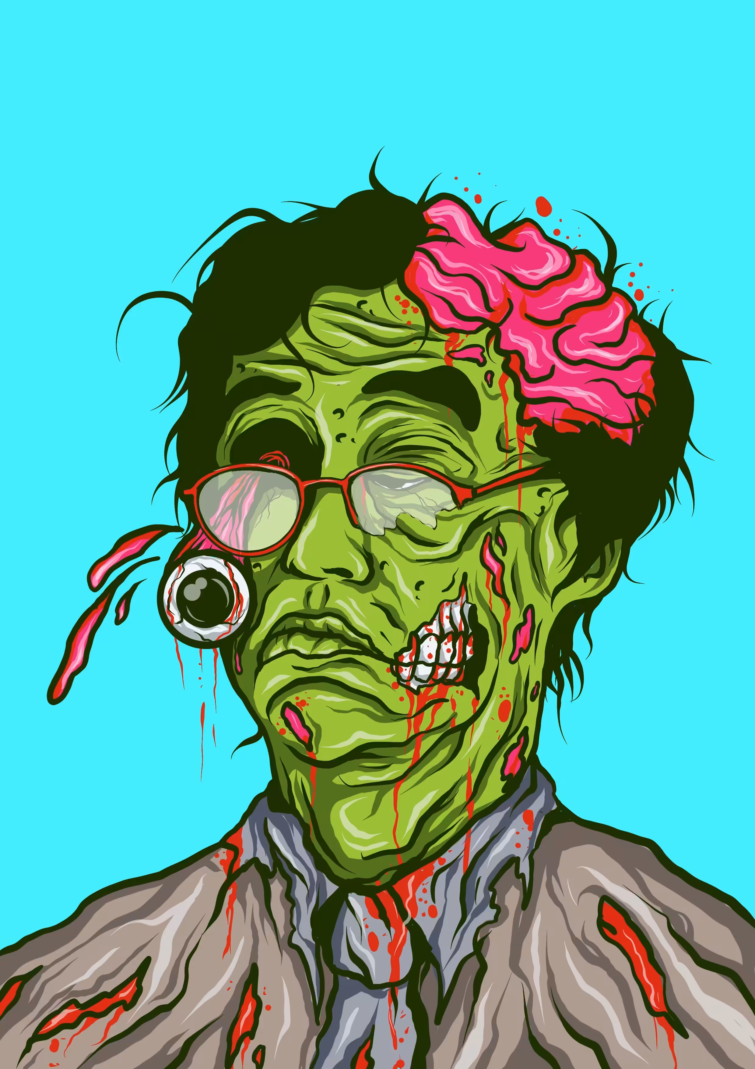Satoshi Naughty Zombie #001