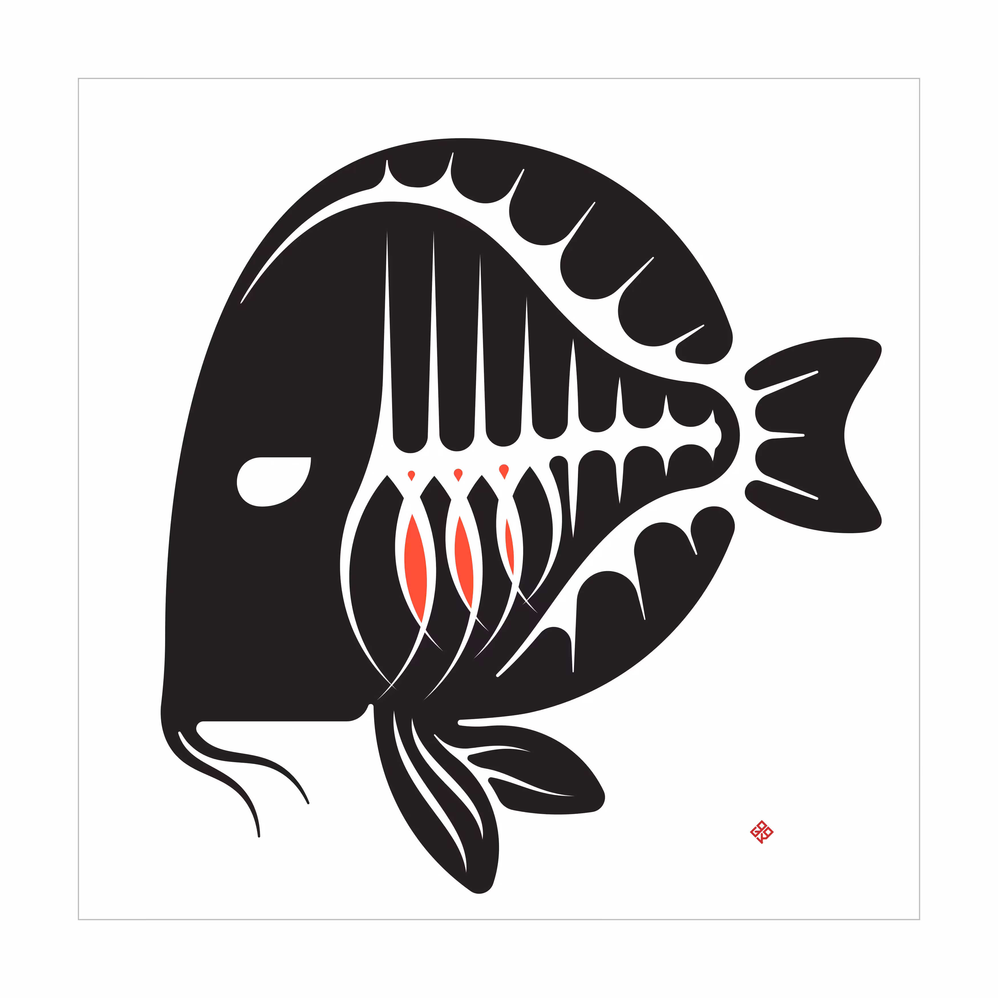 Fish Bone Series #06