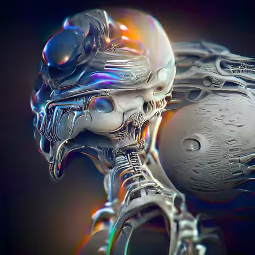 Moon Eclipse Skull
