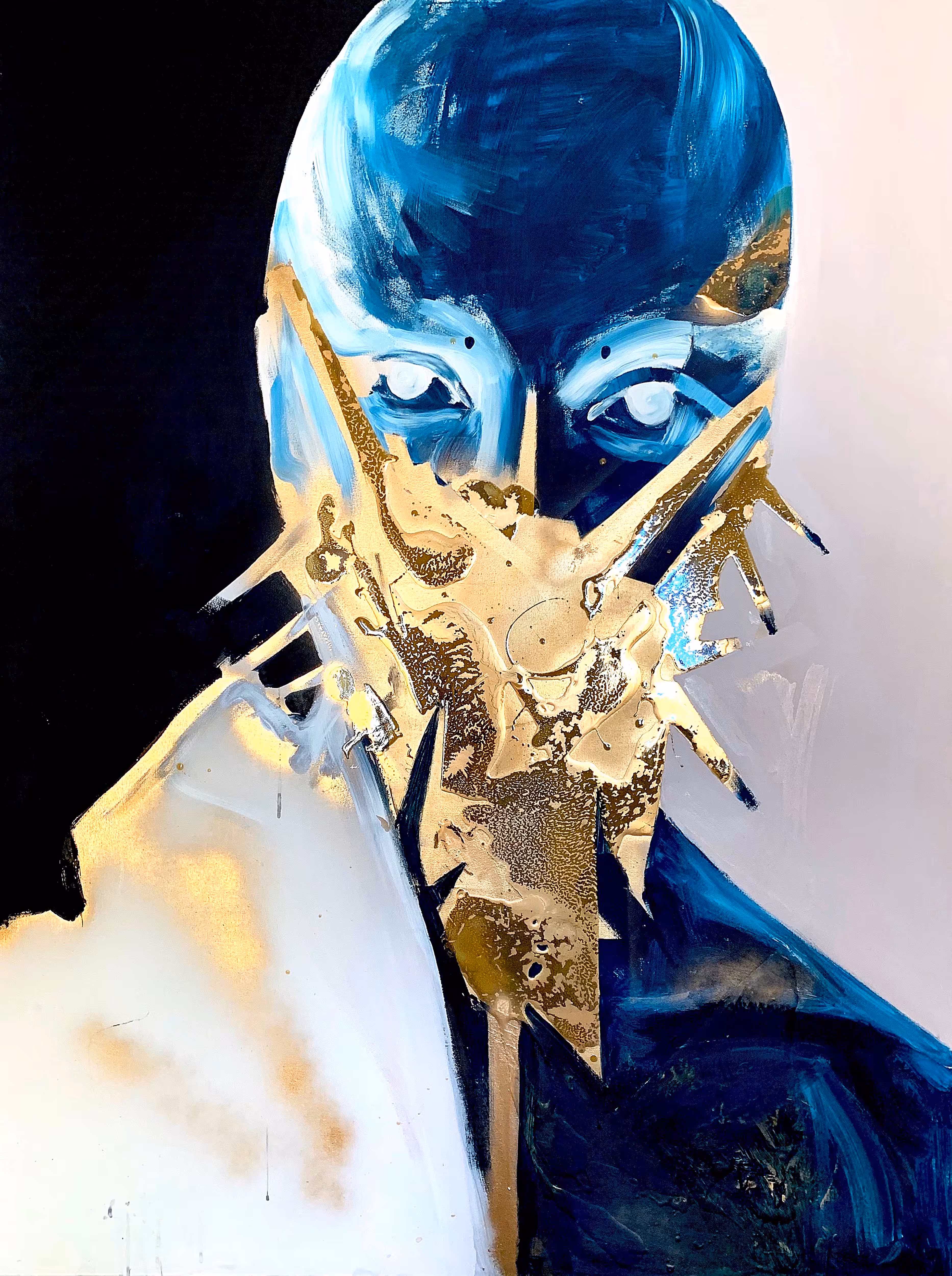 The HEAD #5 ~ Canvas Painting