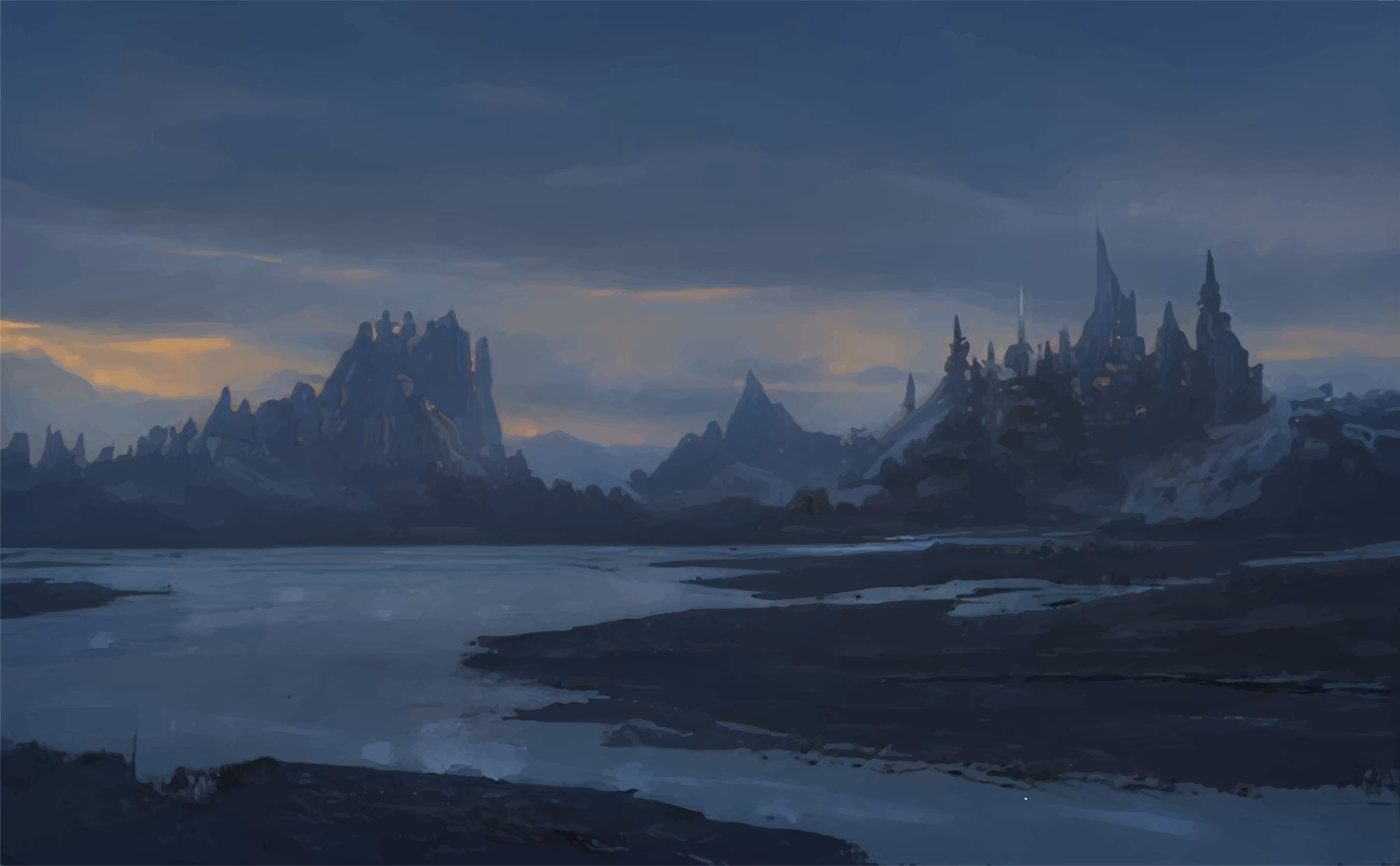 Rocky castle