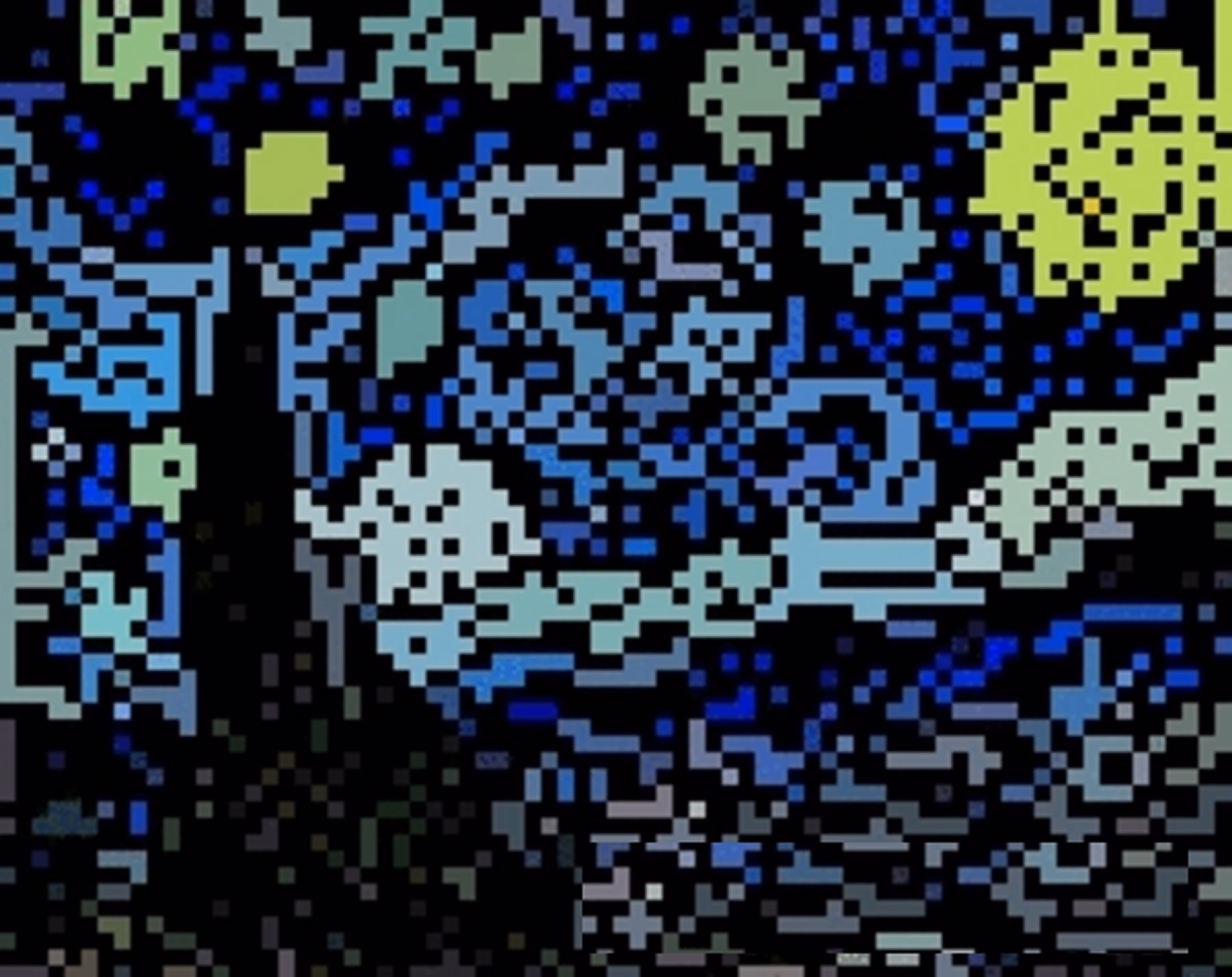 STARRY NIGHT Tezos NFT was created by 8 Bits Studio and SOLLOG