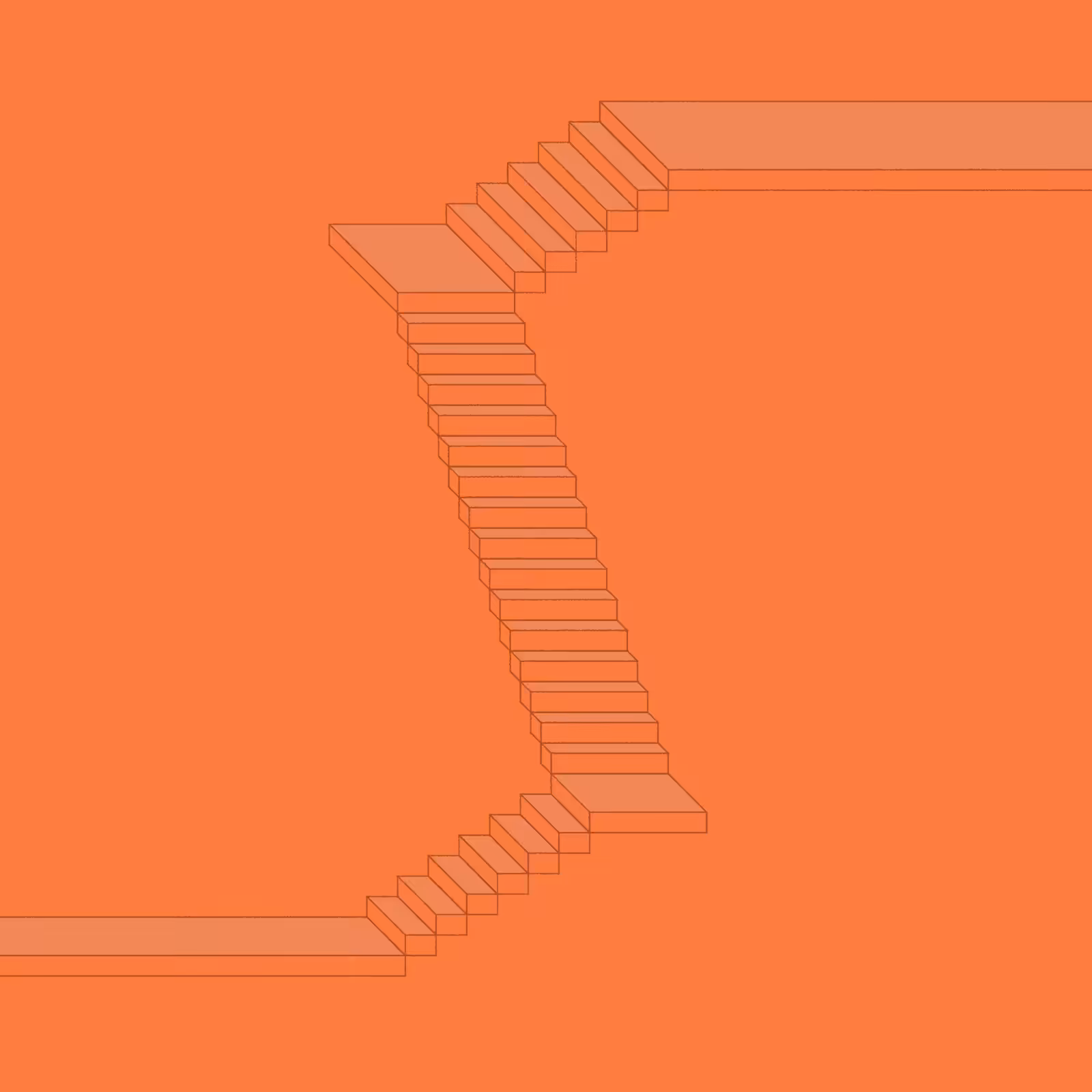 Stairs in a room #107