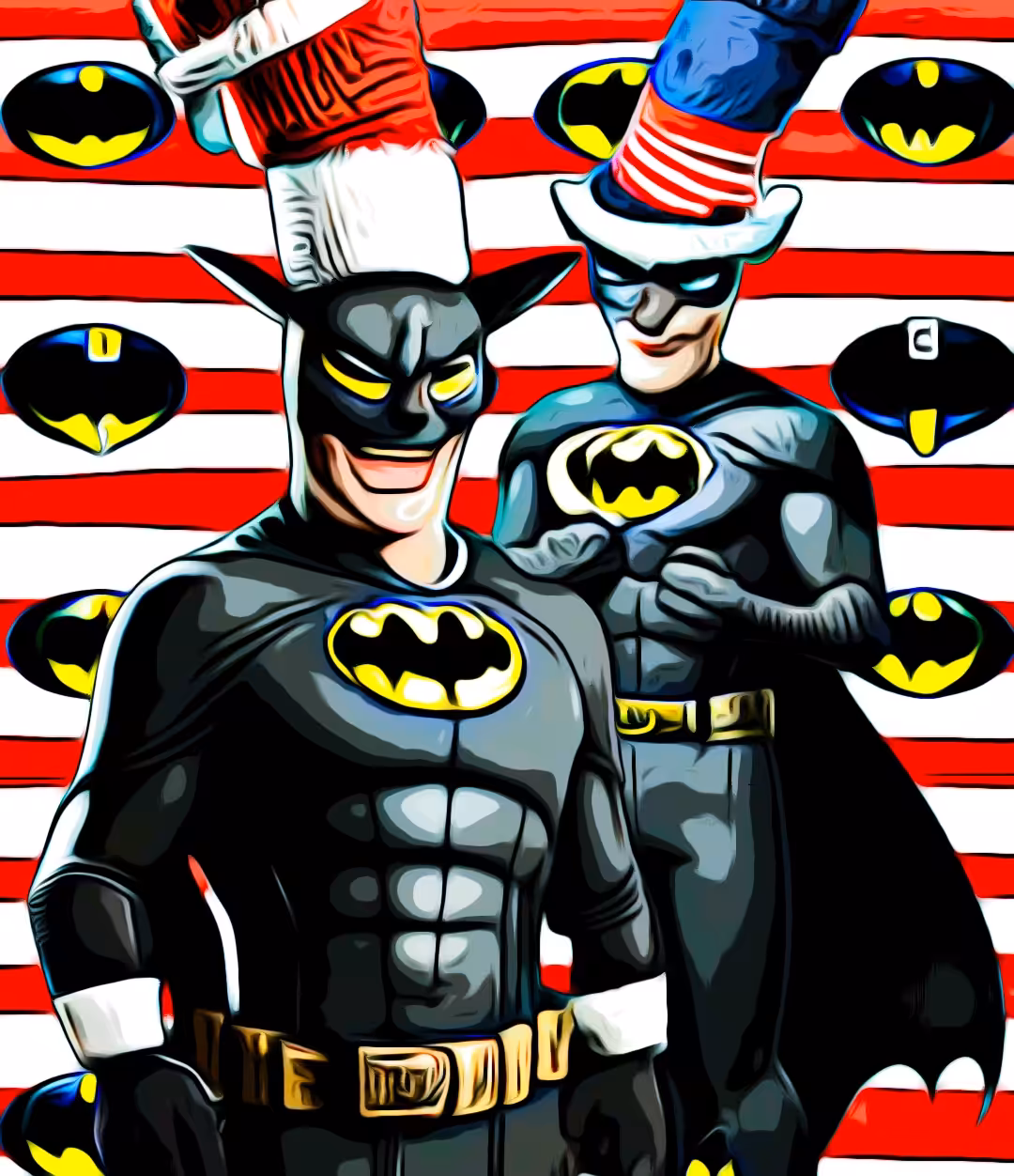 Men w/o Hats Now Have Hats and Batman Costumes to Boot