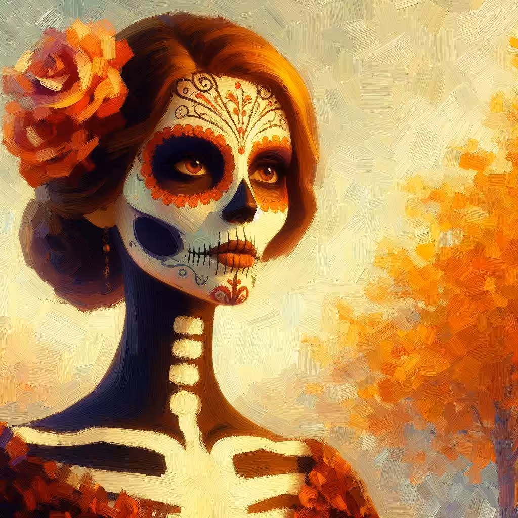 The beauty of a girl