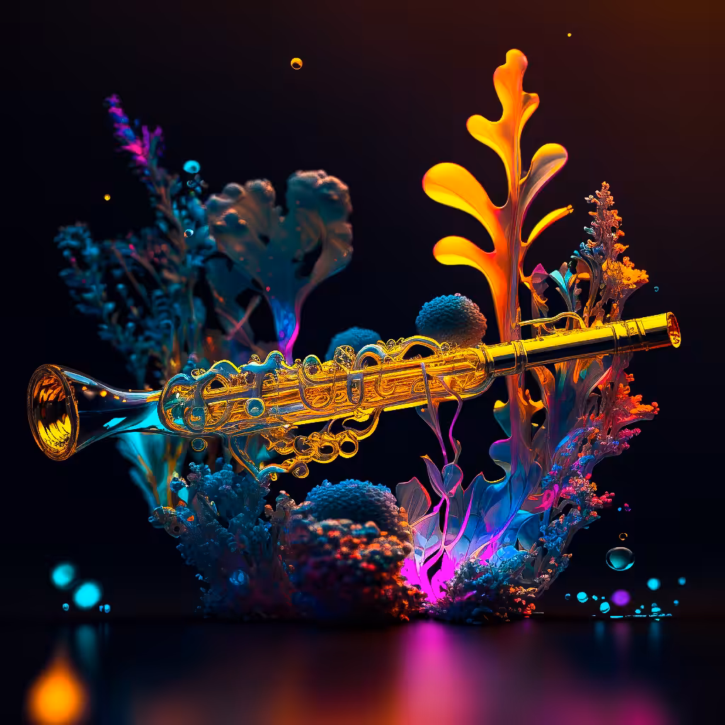 Abstract fun #26: flute