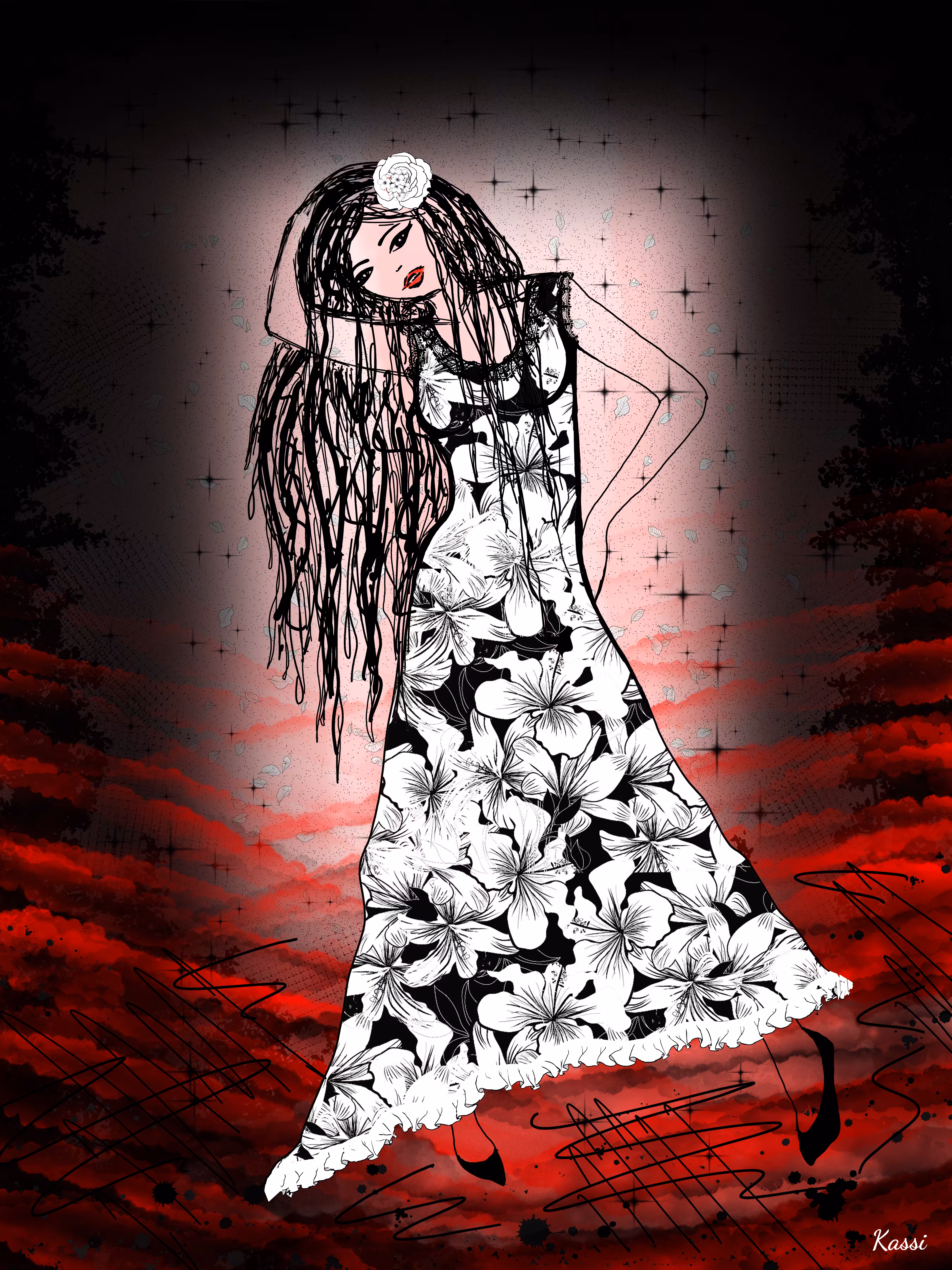 "Hibiscus dress"
