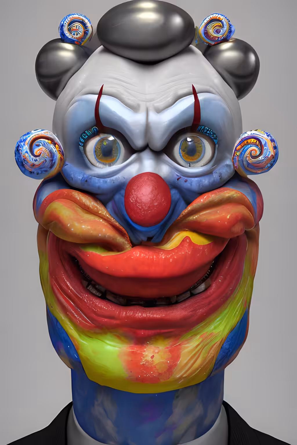 Distorted Faces: Distorted Face #21