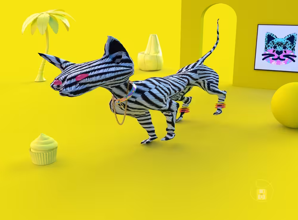 ZebraCat Goes Bananas