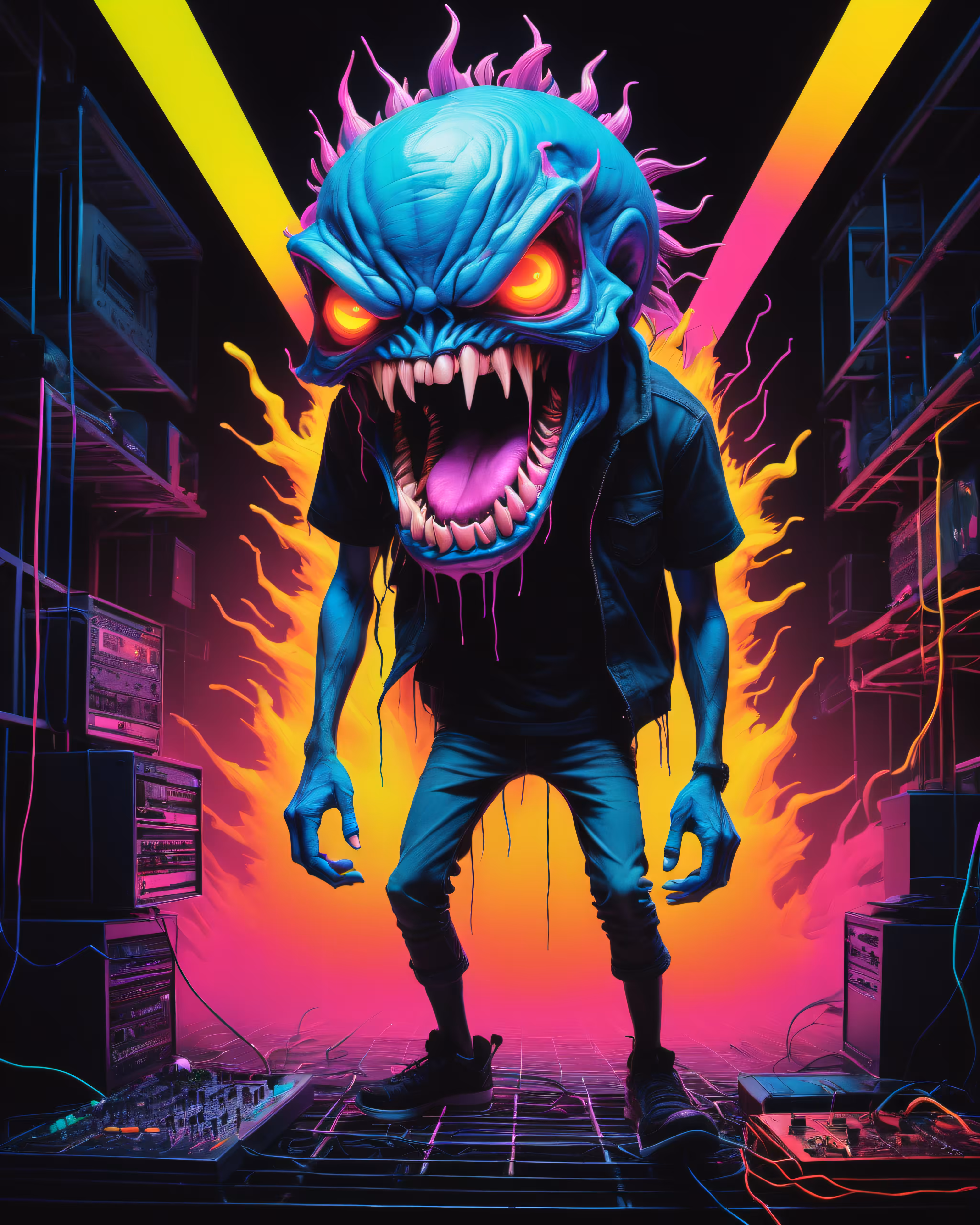 Synthwave Monster #2