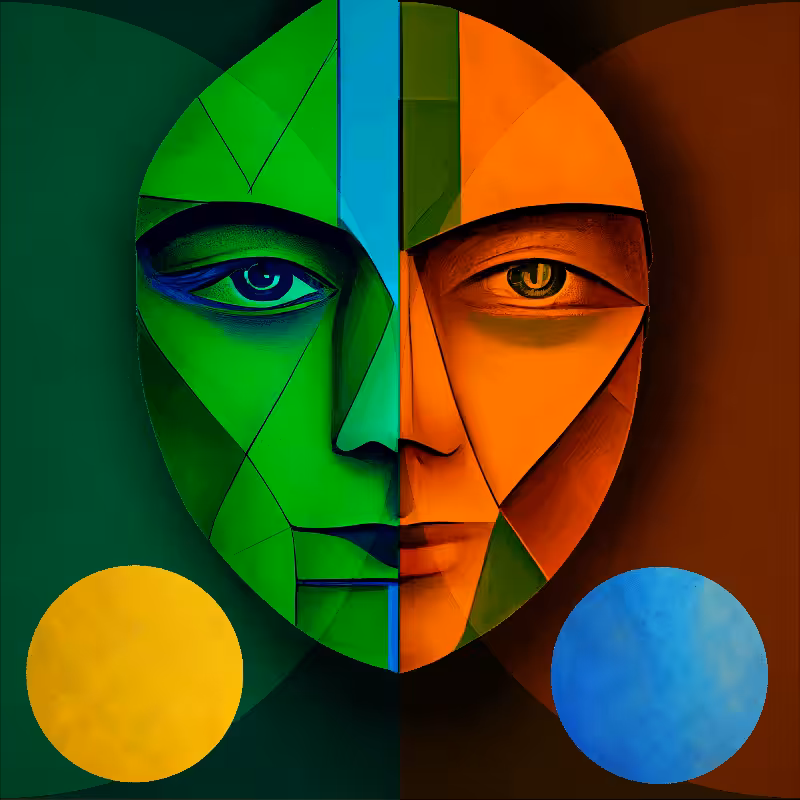 Geo Face #6