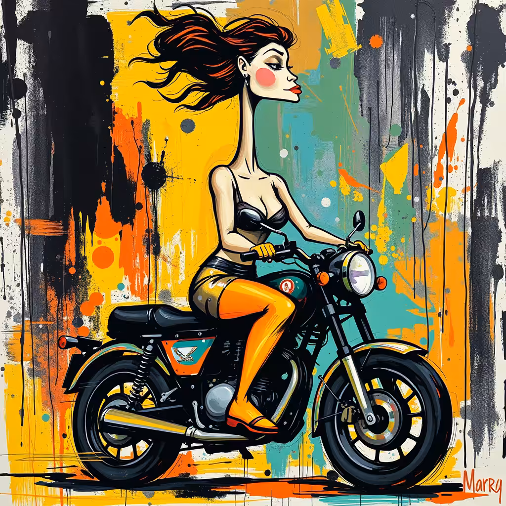 Long Neck - Red Lips