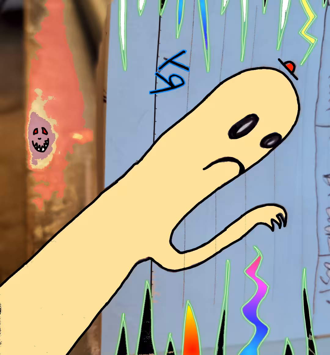 Post-Apocalypse ARTZ: "Ghost vs Stickers" by Richard F. Yates (Holy Fuel)