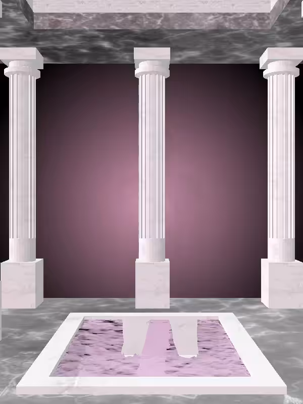 HeavenComputer: The Fading Praying Melted Blue Man #1733