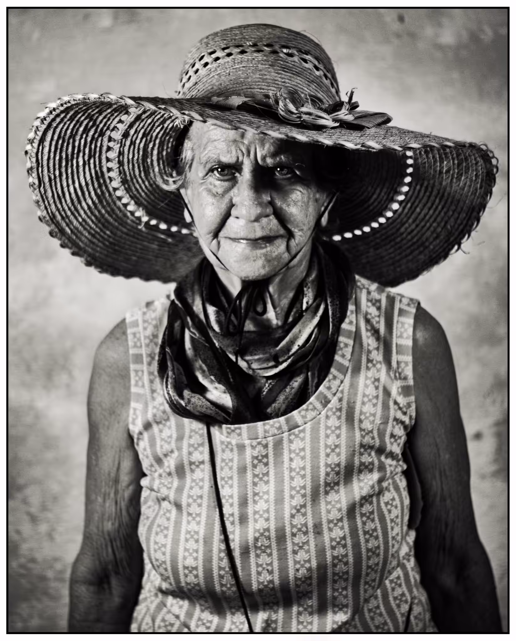 the old lady with the hat 