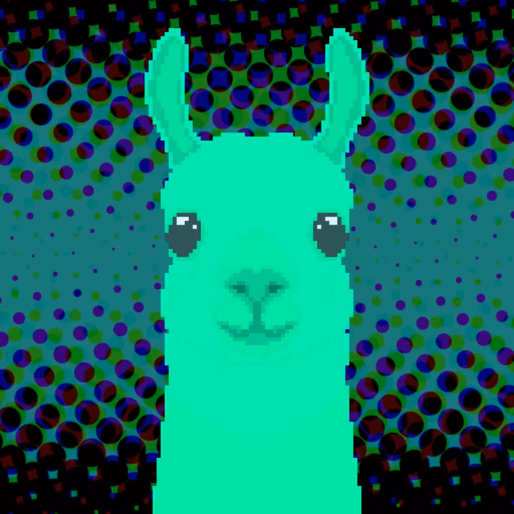 Pure Llama Power - Teal