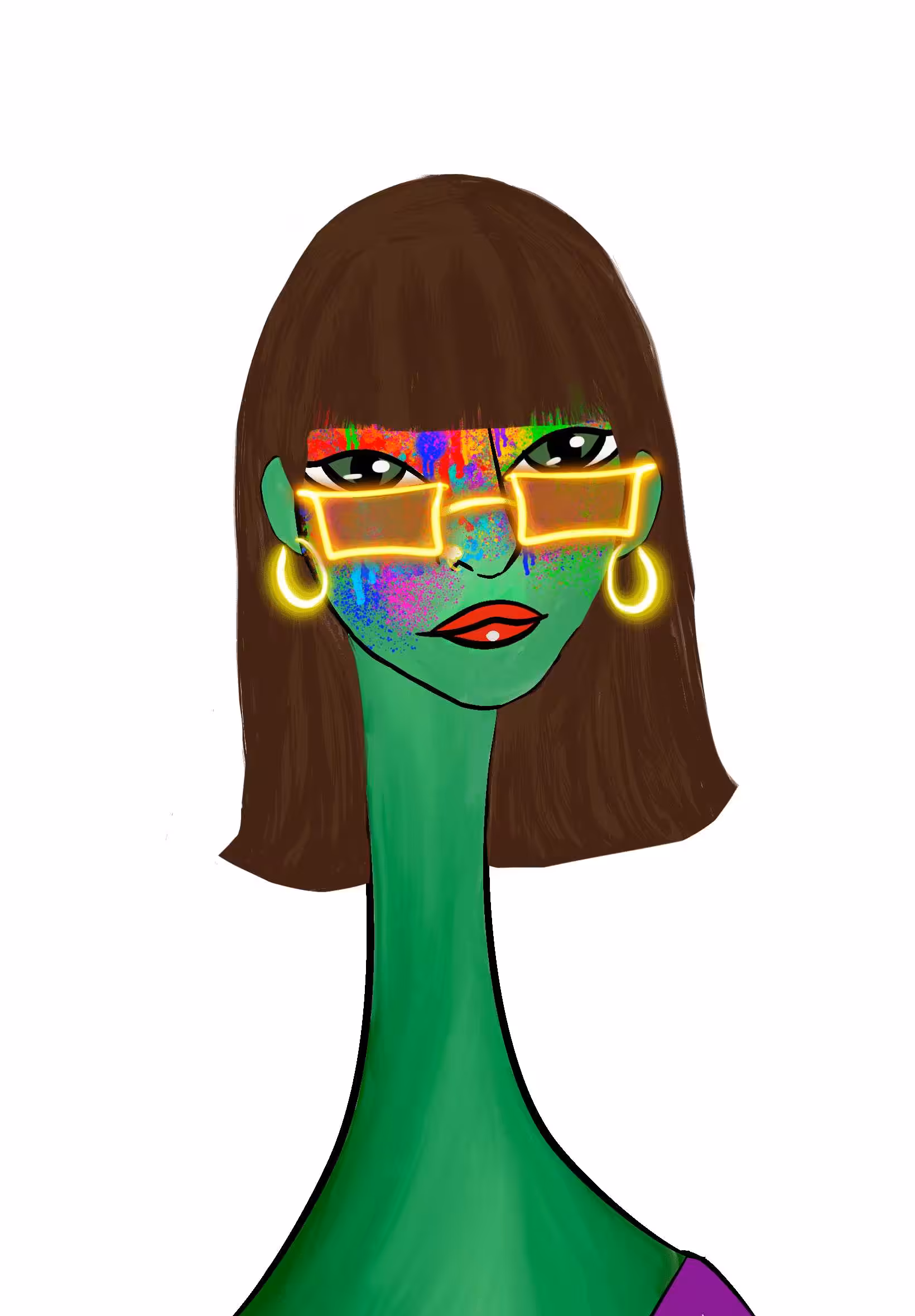 Long Neckie Ladies: Long Neckie Lady #308