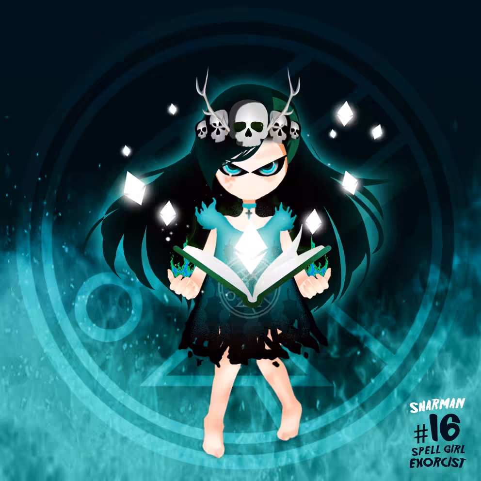 spell girl exo # 16 SHARMAN