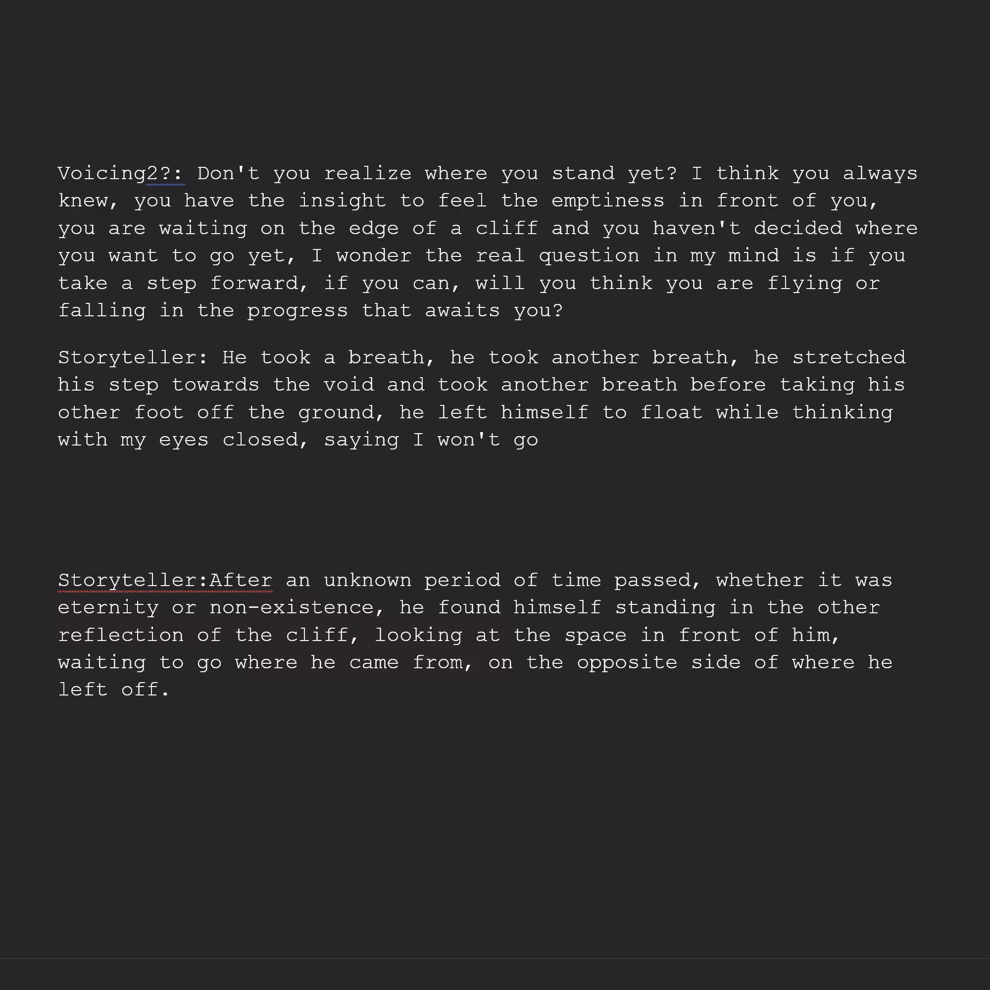 Abyss And The Fool: Snippet6
