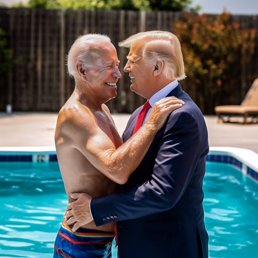 Trump and Biden Bromance 2024