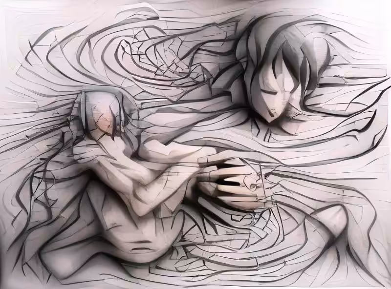 Passing from awakening to anguish until desire is set free