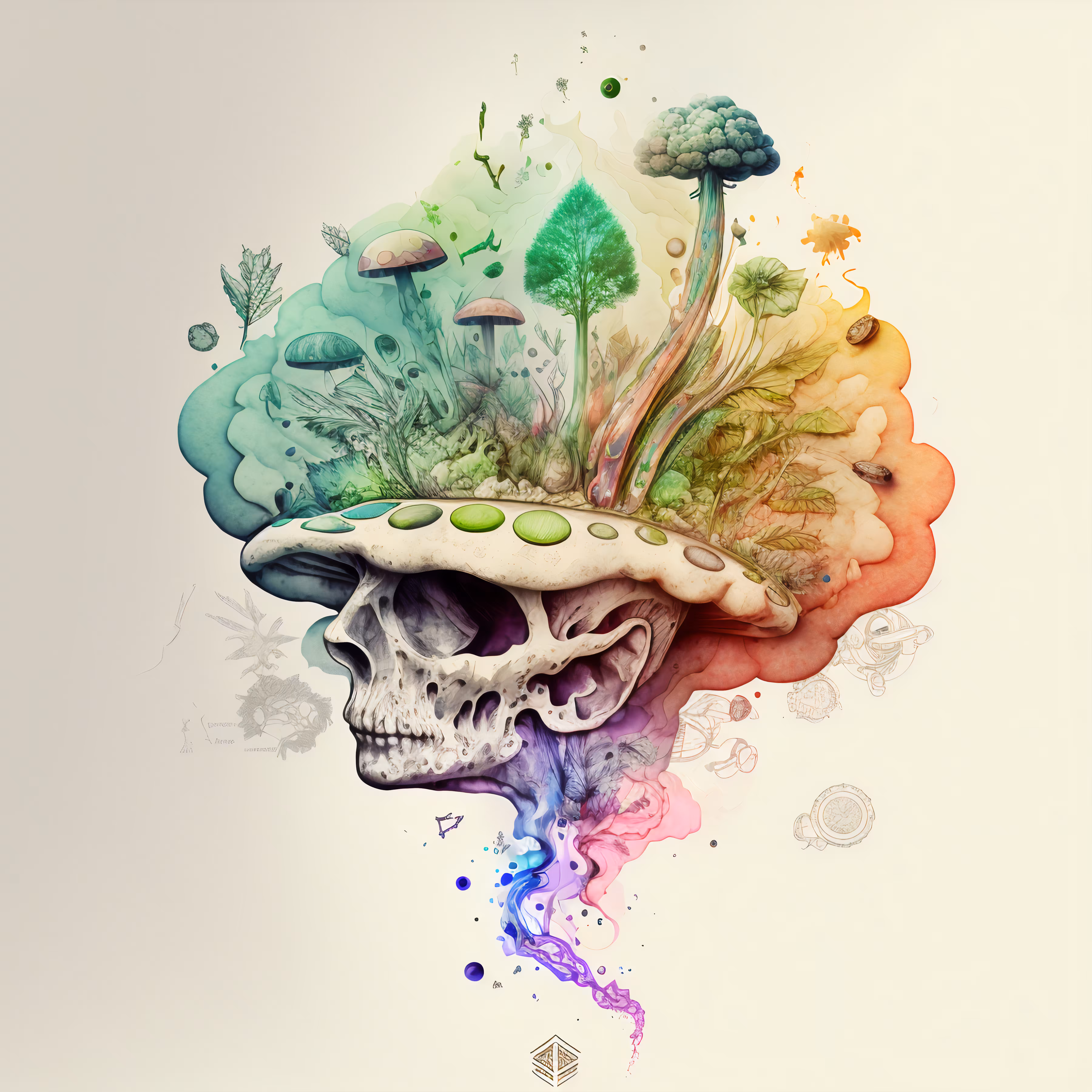 Digital  drawing: Feeds your Mind #9