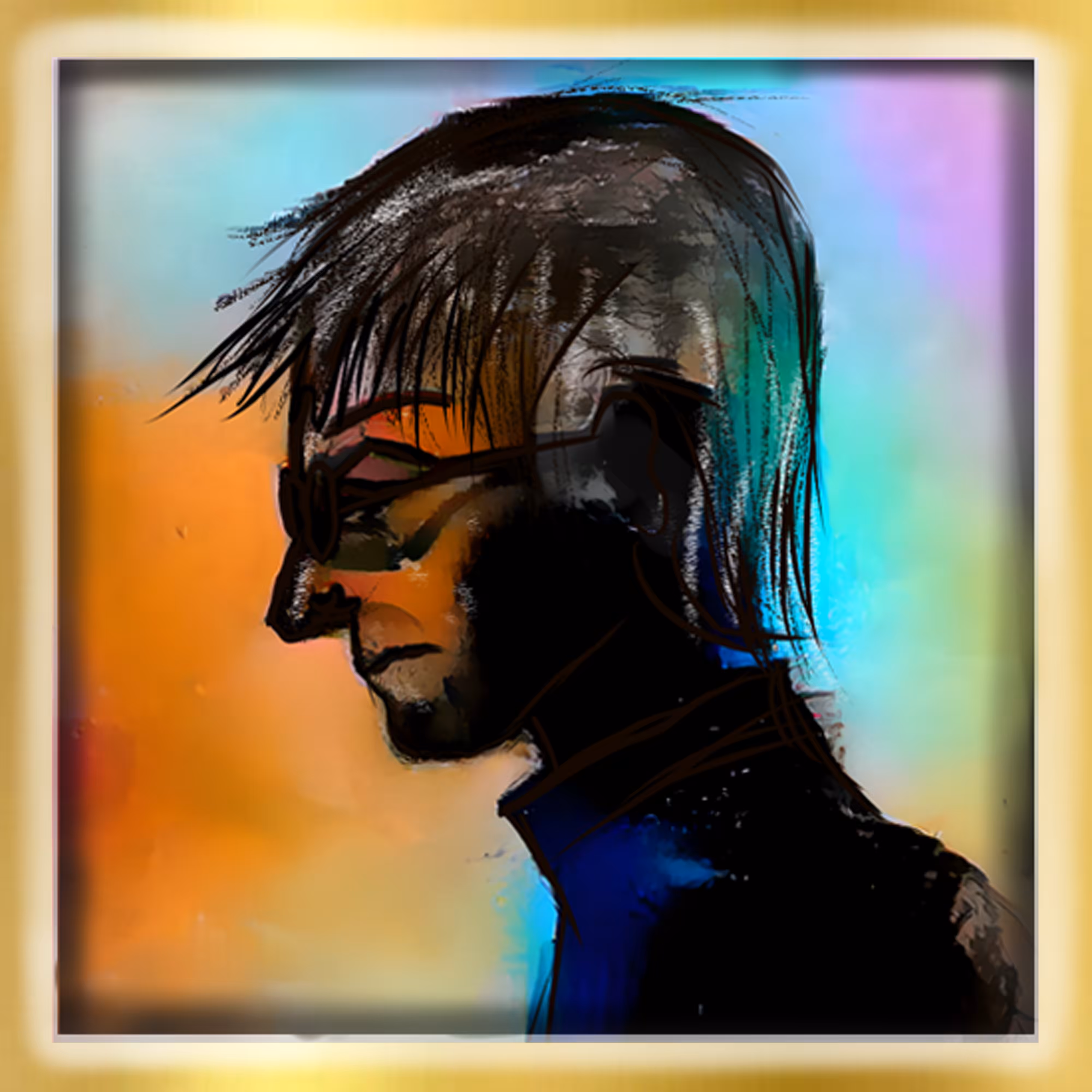 The Innovator Gold Frame
