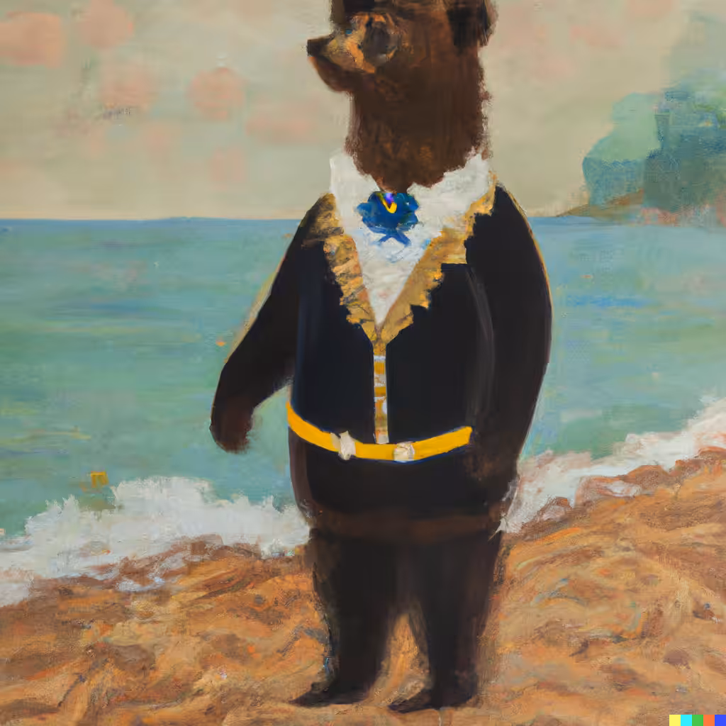 Edwin Bear at the Beach