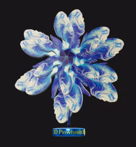 3D pinwheel #91 Mystic Soul  #share4tez
