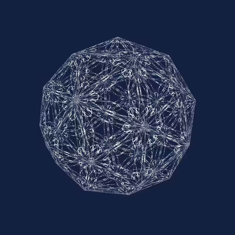 Digital Gothic: Spherical Tessellation #17