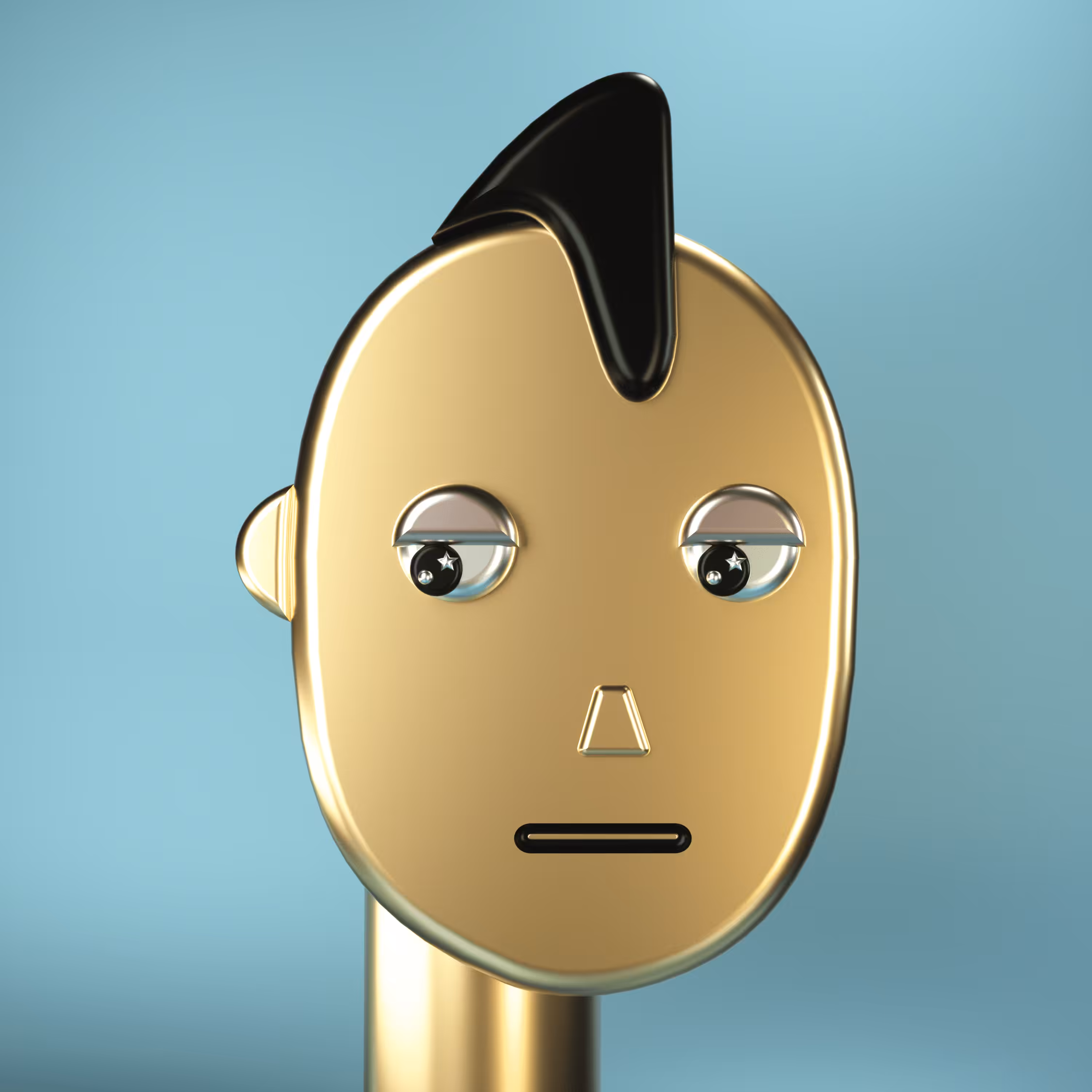 3D Chrome Punk #0201