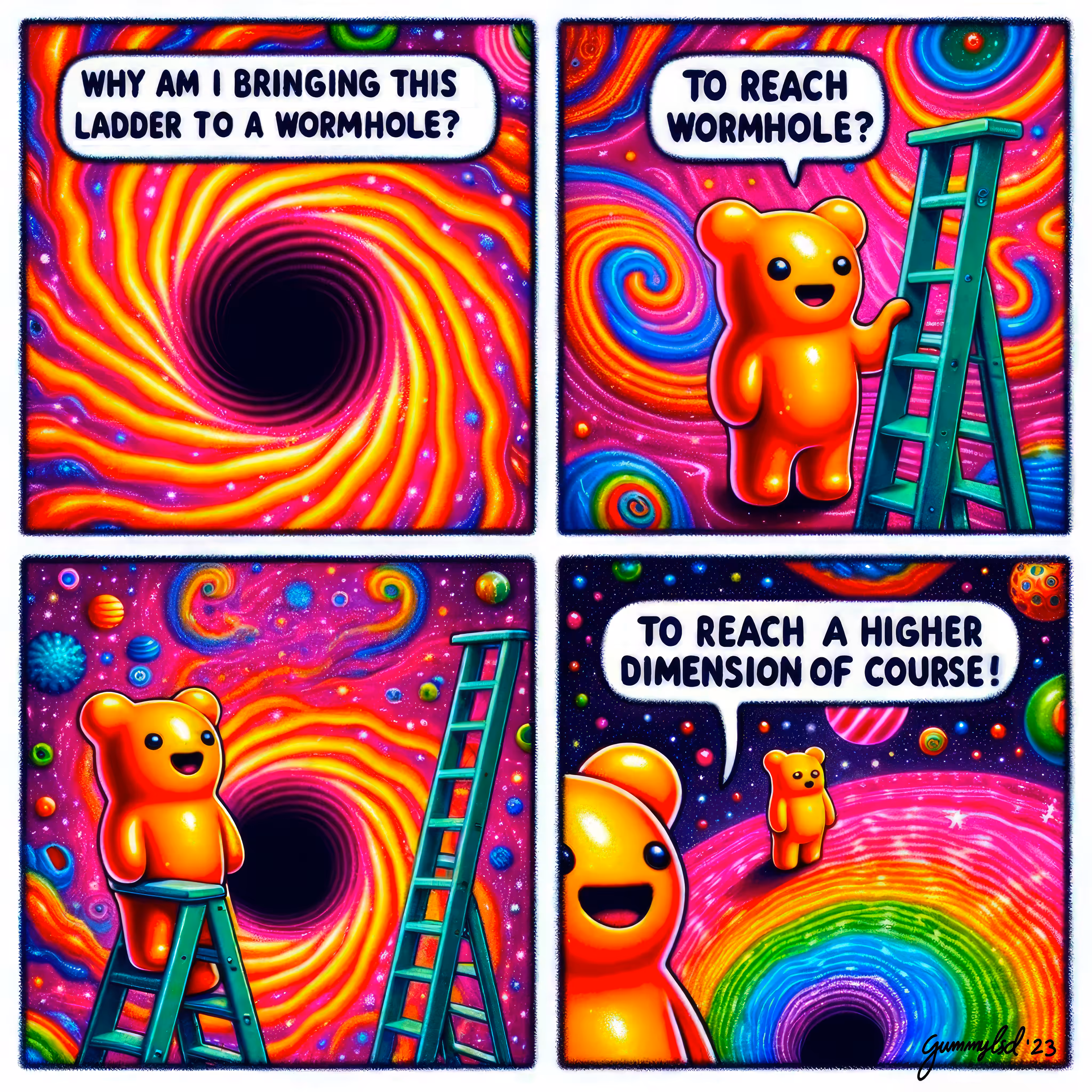 Higher Dimension: LSDGB Comic #20 (Beardrop)