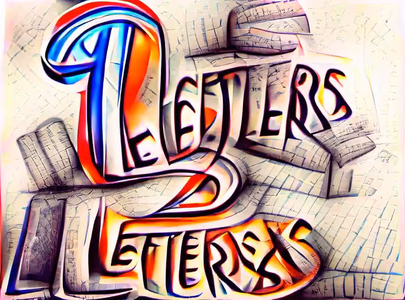 Abraham's First Works: What three letters are letterless