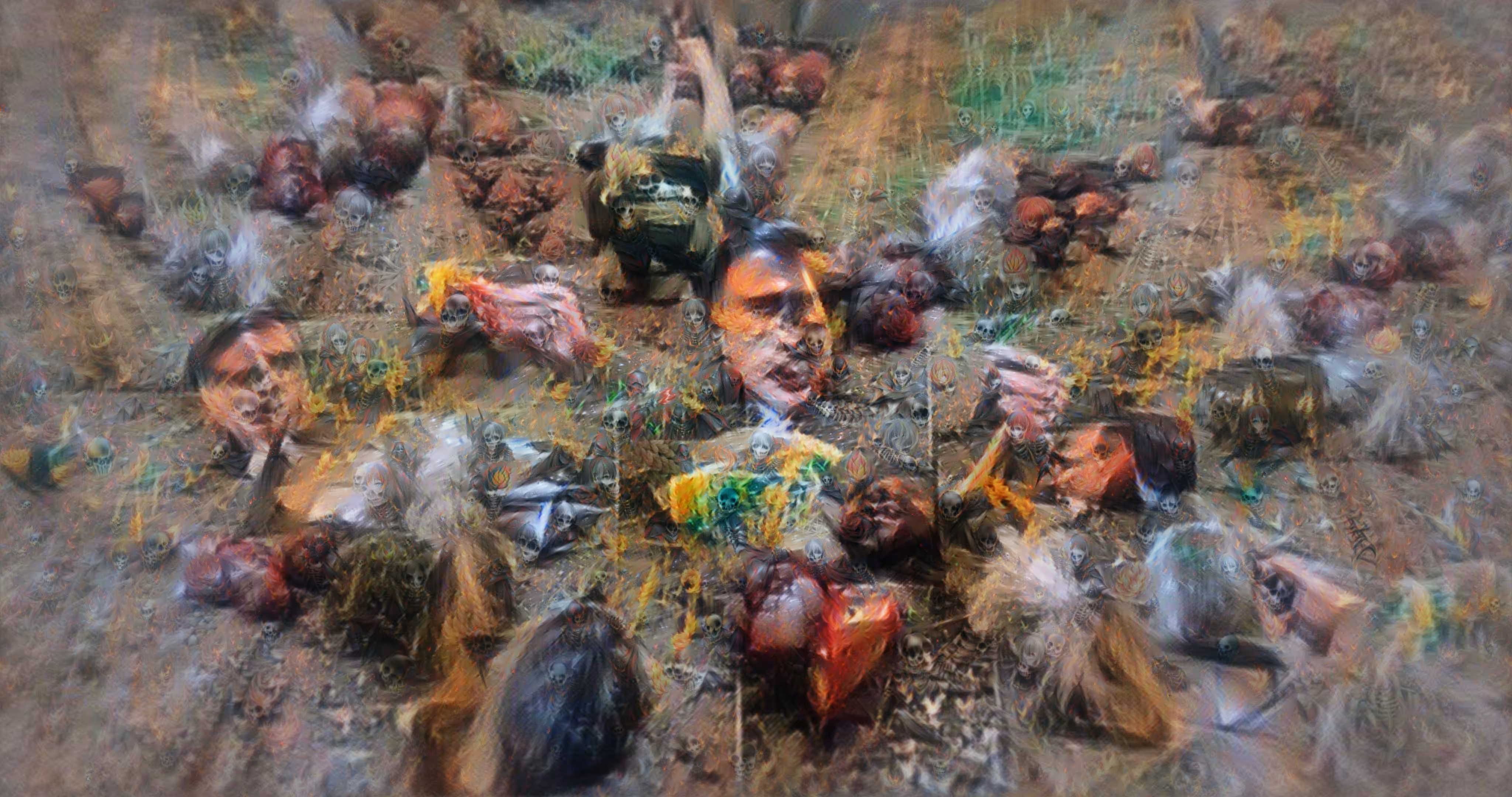 Synthetic Brazil - Bolsonaro and Criminal Fire