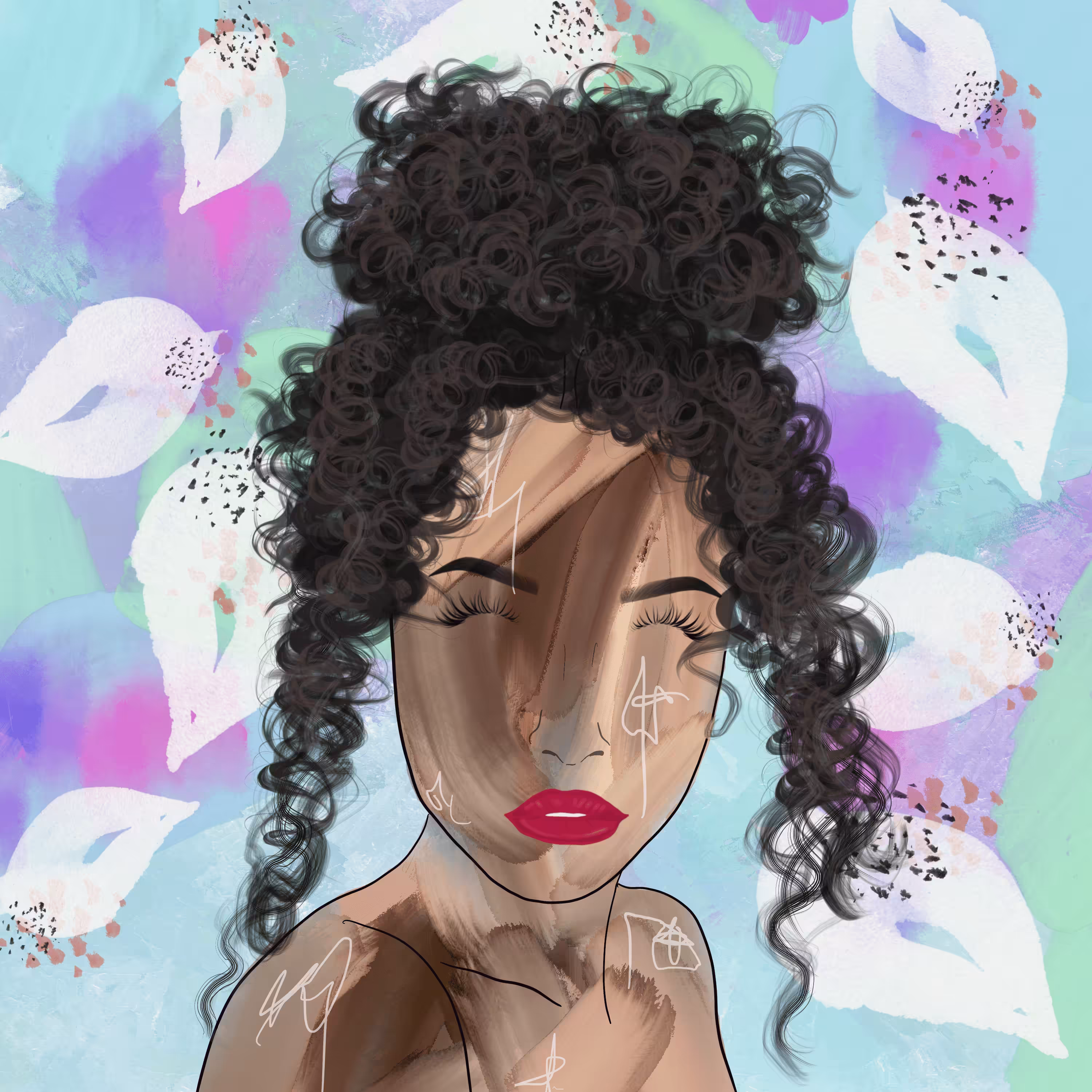 Curly Goddess #026