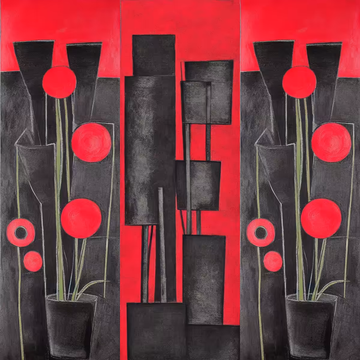 Cubism Flowers #1