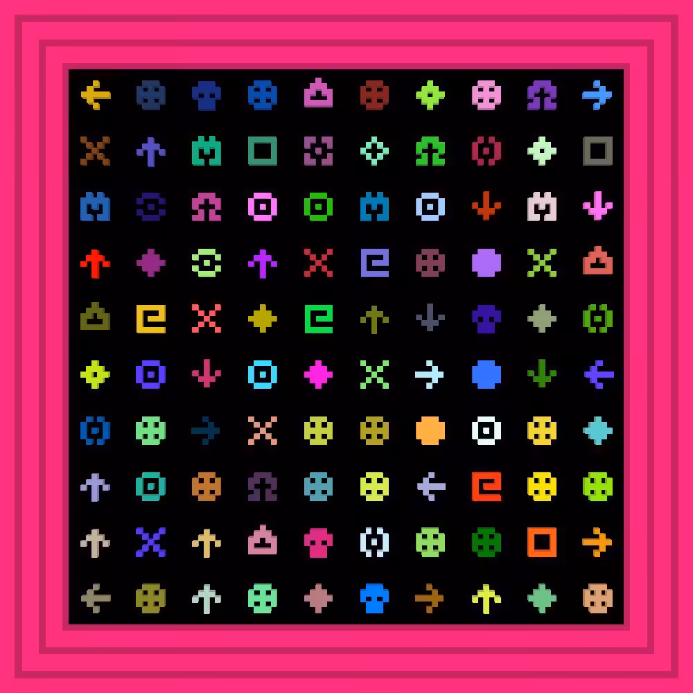 🌮 :: Procedural Symbols #190/1000