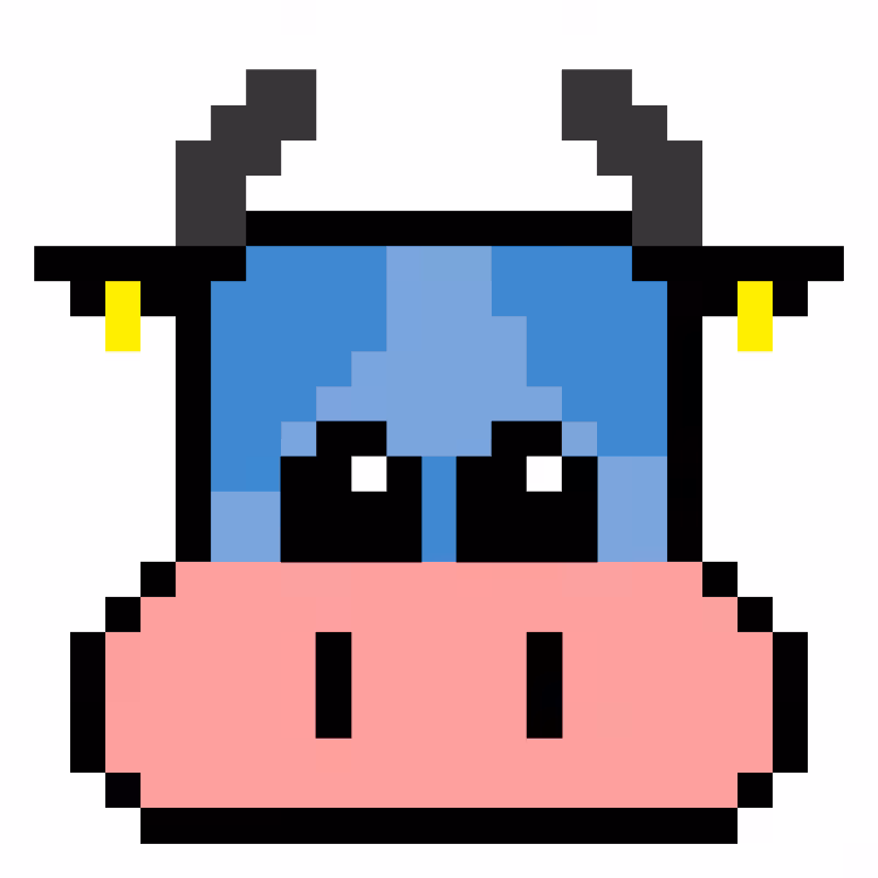 pixel cow #23