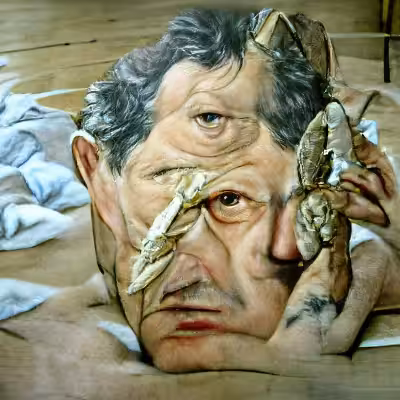 Portrait of Lucian Freud