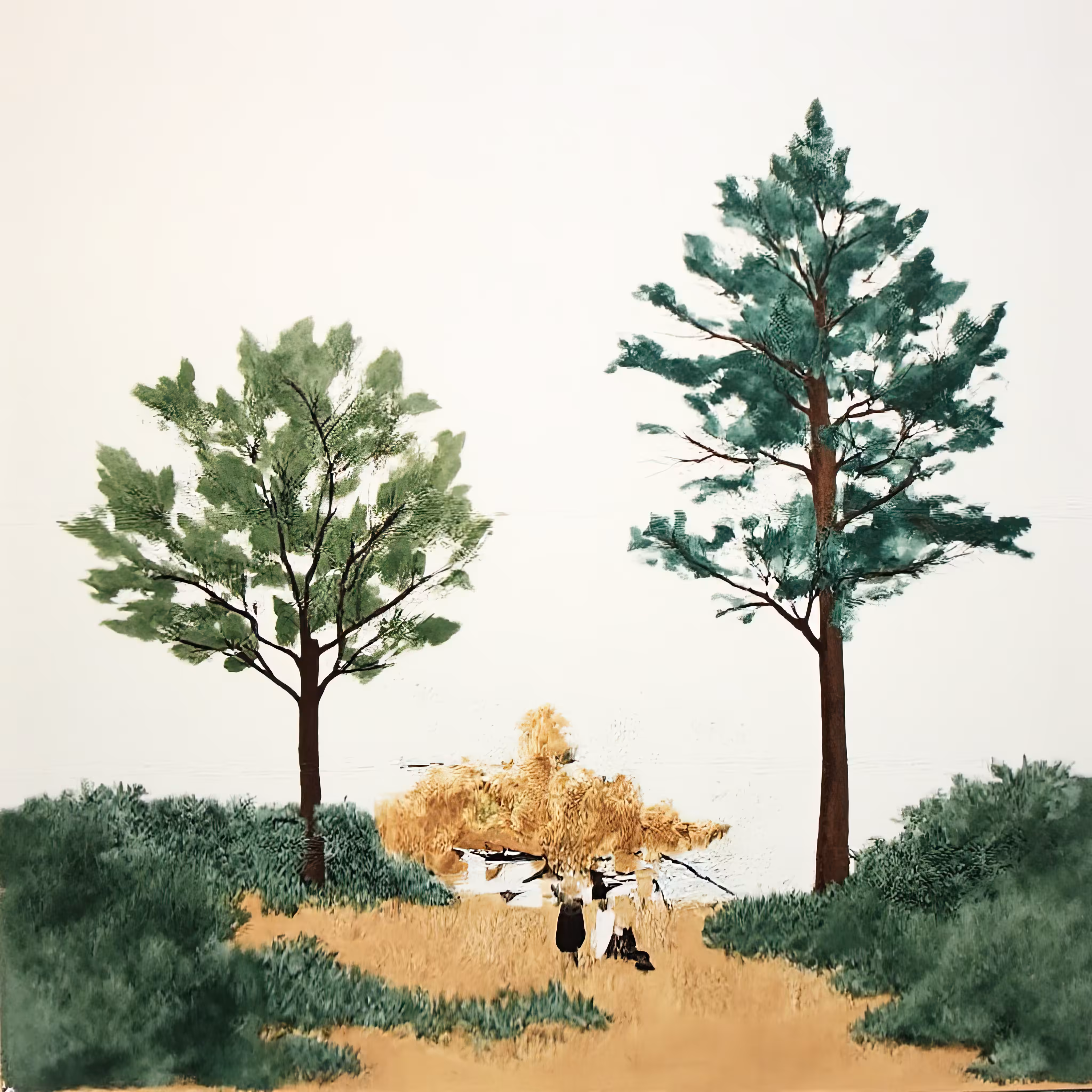 ANDROID PLAZA - Garden Painting C