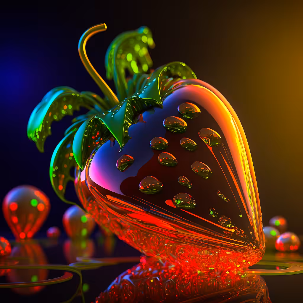 Abstract fun #31: strawberry