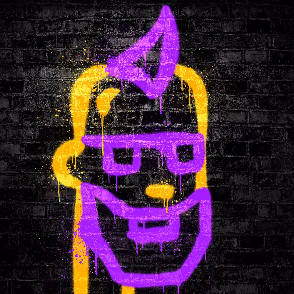 Neon Graffiti Punk #9