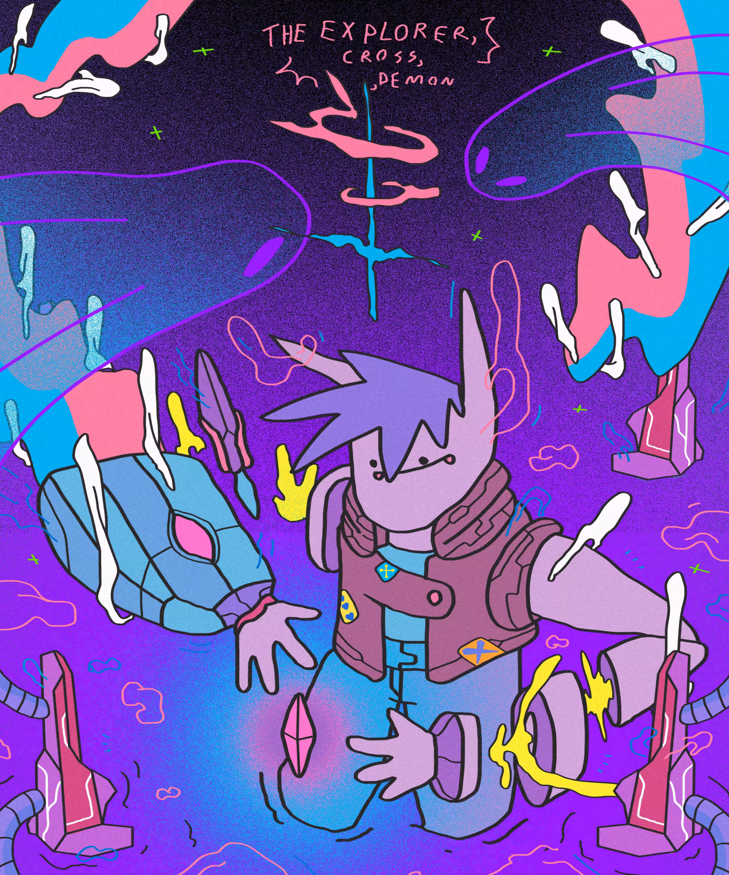 The Explorer, Cross, Demon