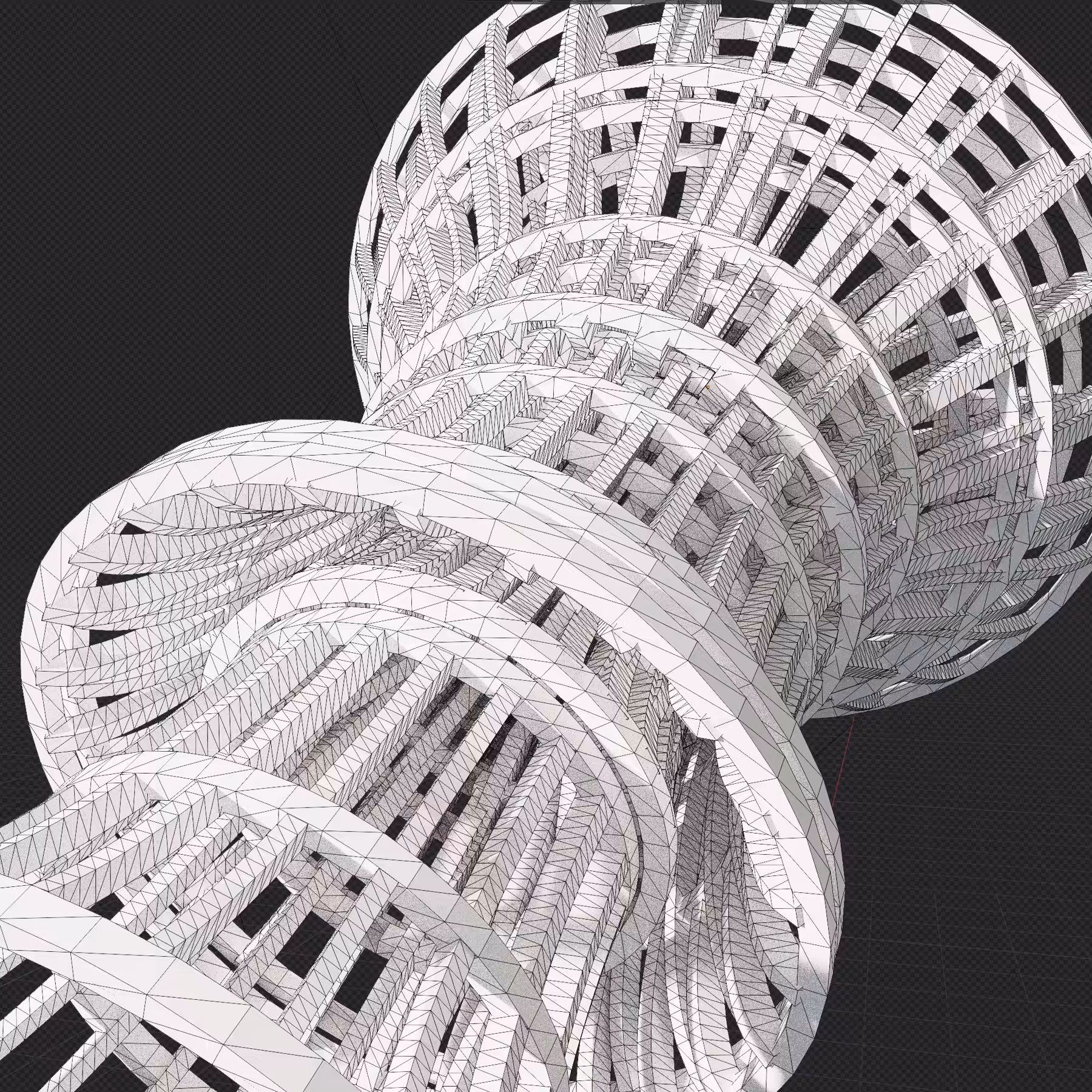 Rodeo posts: Tower 0006 (debug view)