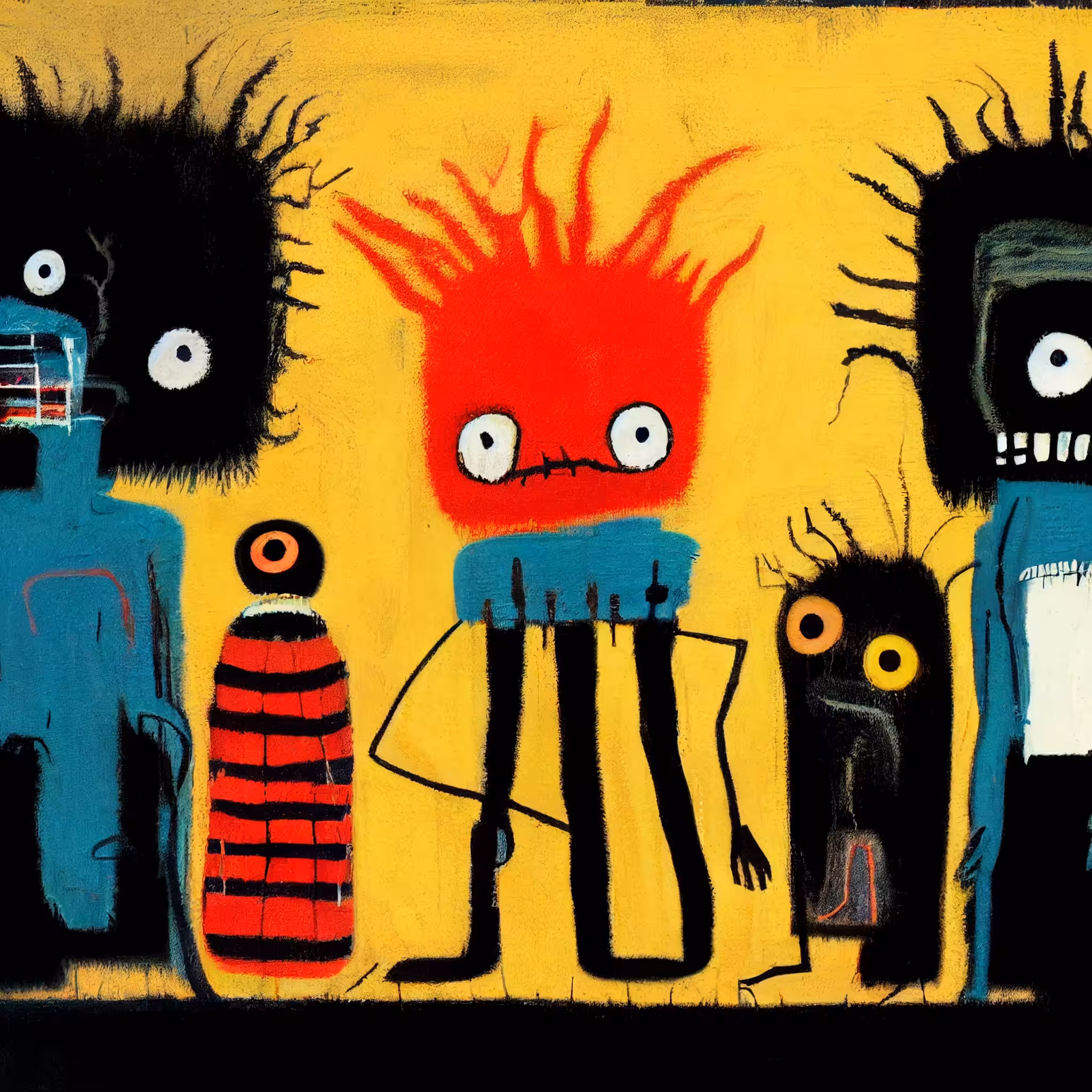 Basquiat Little Creatures: Little Creature #00086