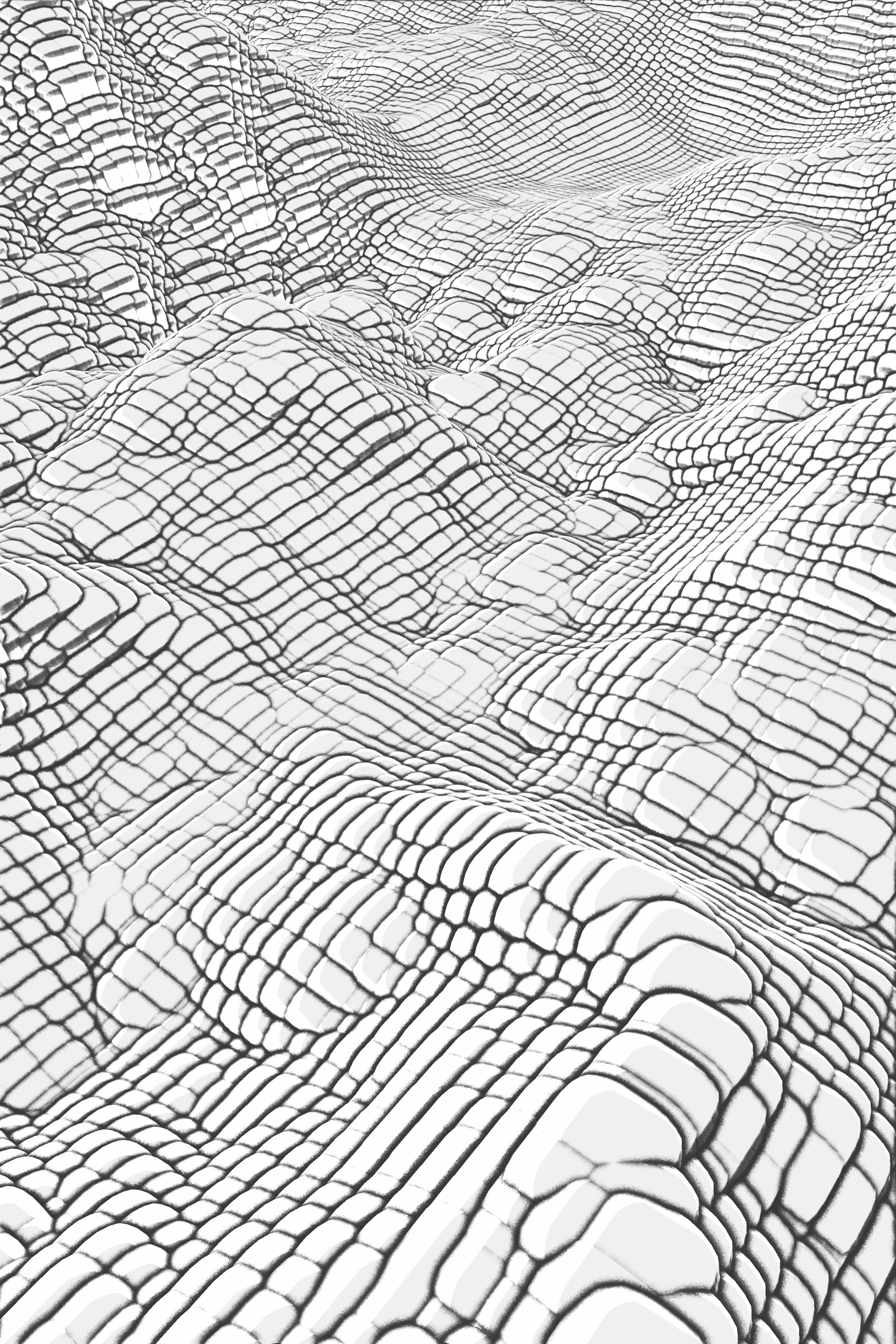 Ridged Noise Landscape